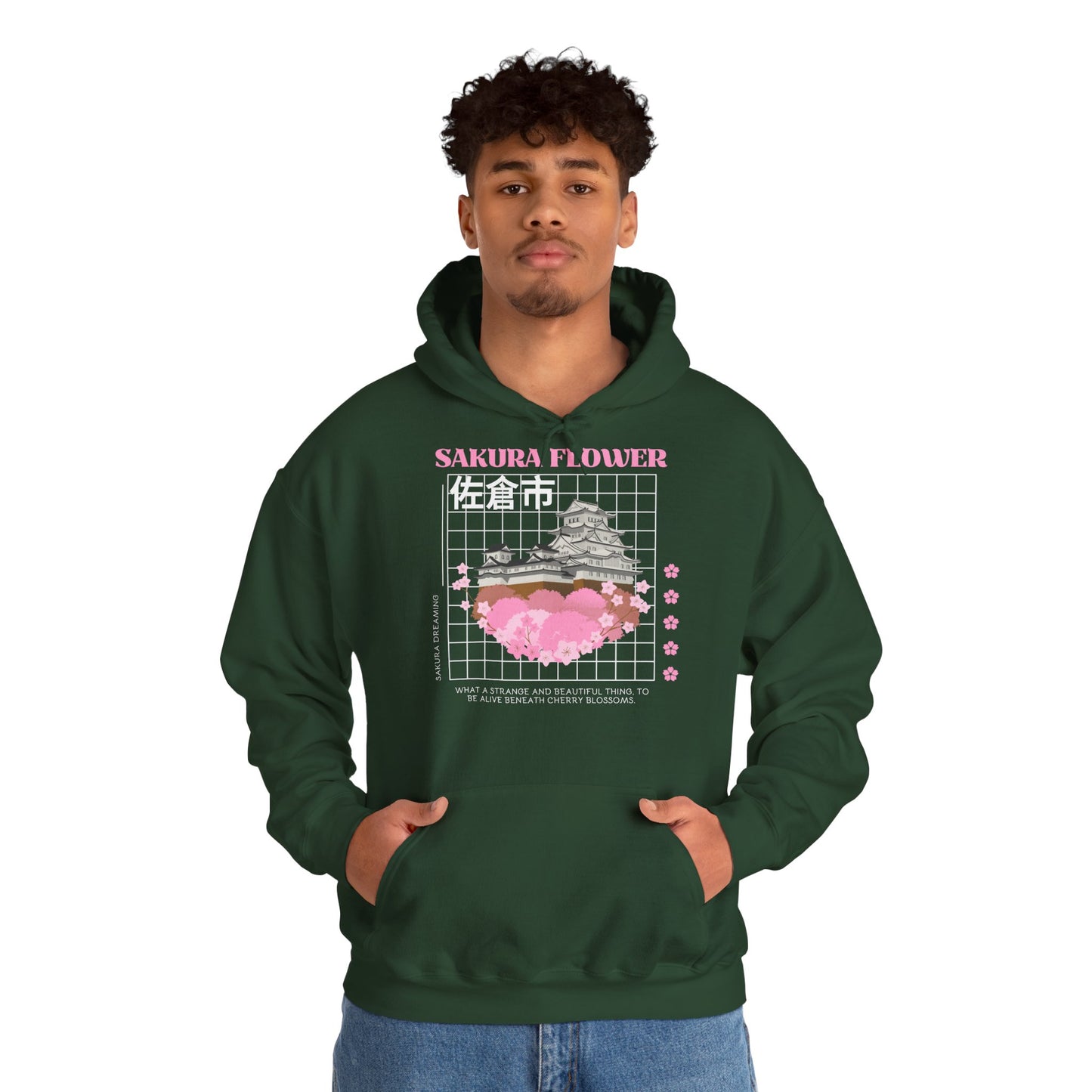 Sakura Flower Hoodie Unisex Heavy Blend™