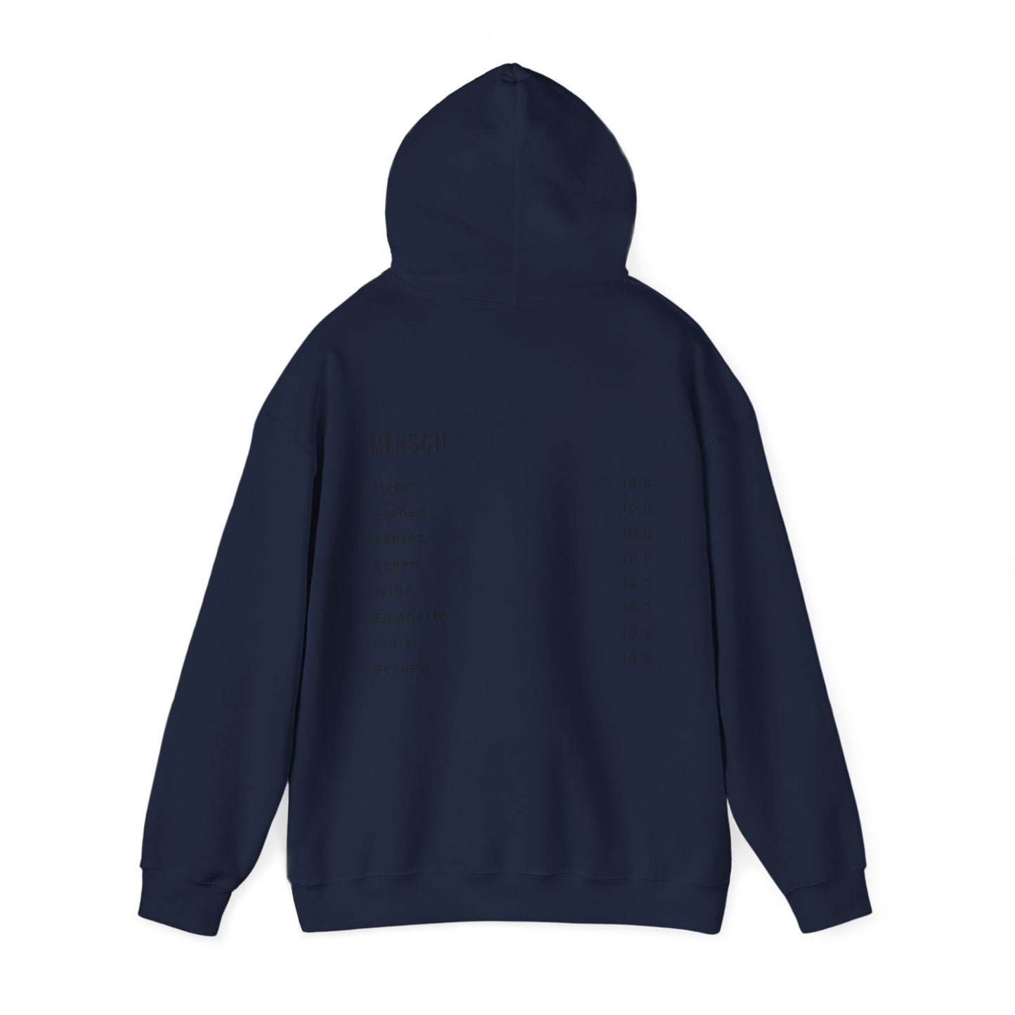Herz Hoodie – | 100 % Baumwolle