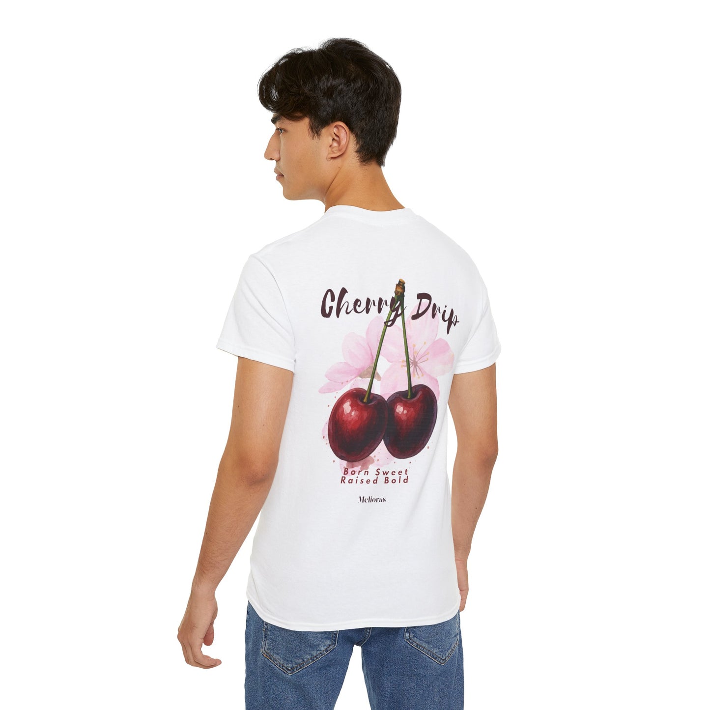 Cherry Drip Tee | 180 GSM | Unisex - Melioras