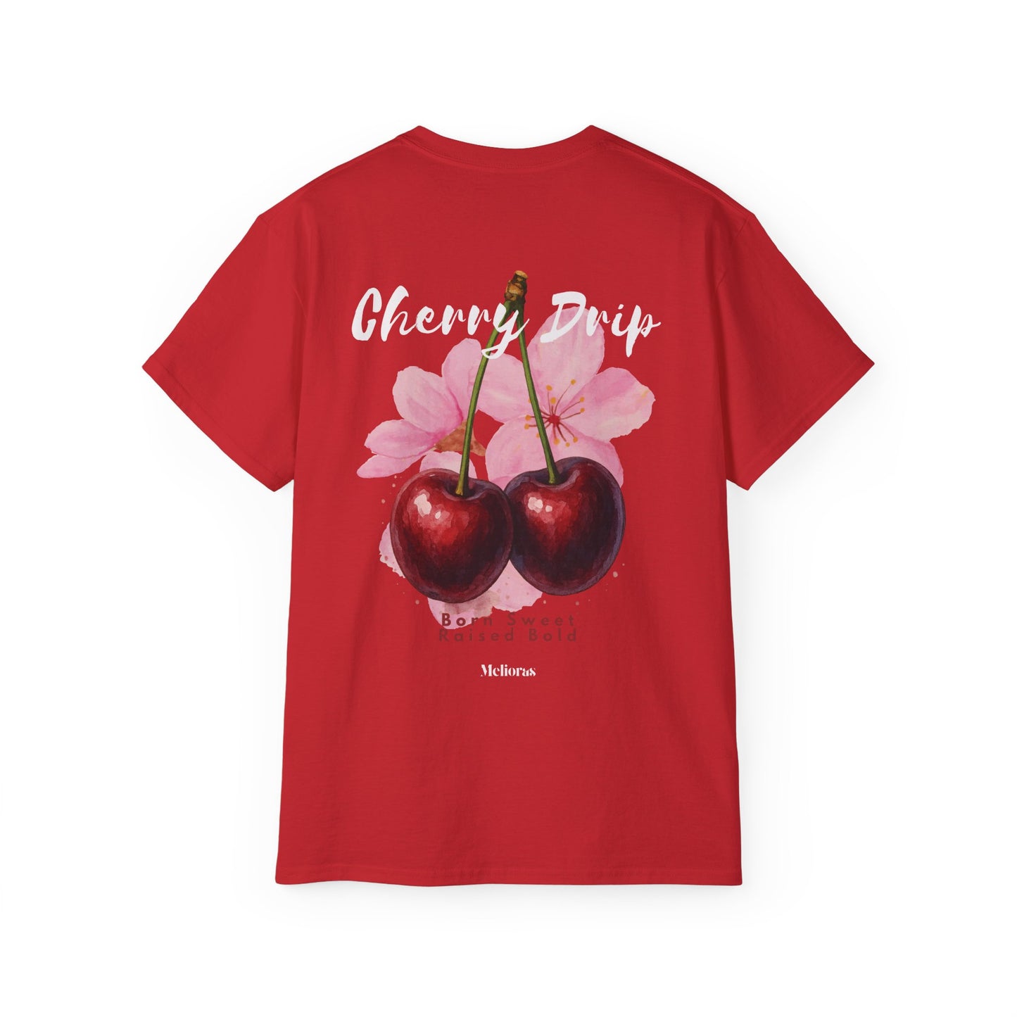 Cherry Drip Tee | 180 GSM | Unisex - Melioras