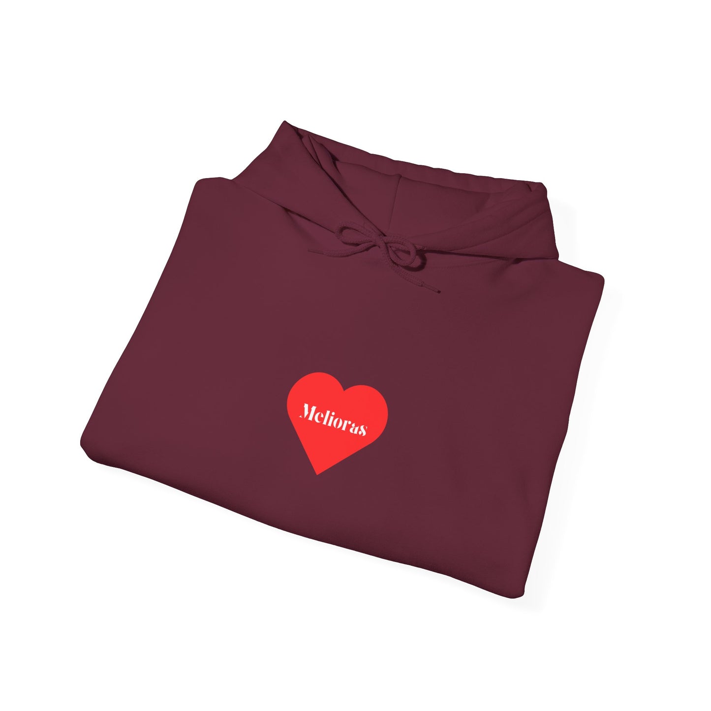 Herz Hoodie – | 100 % Baumwolle