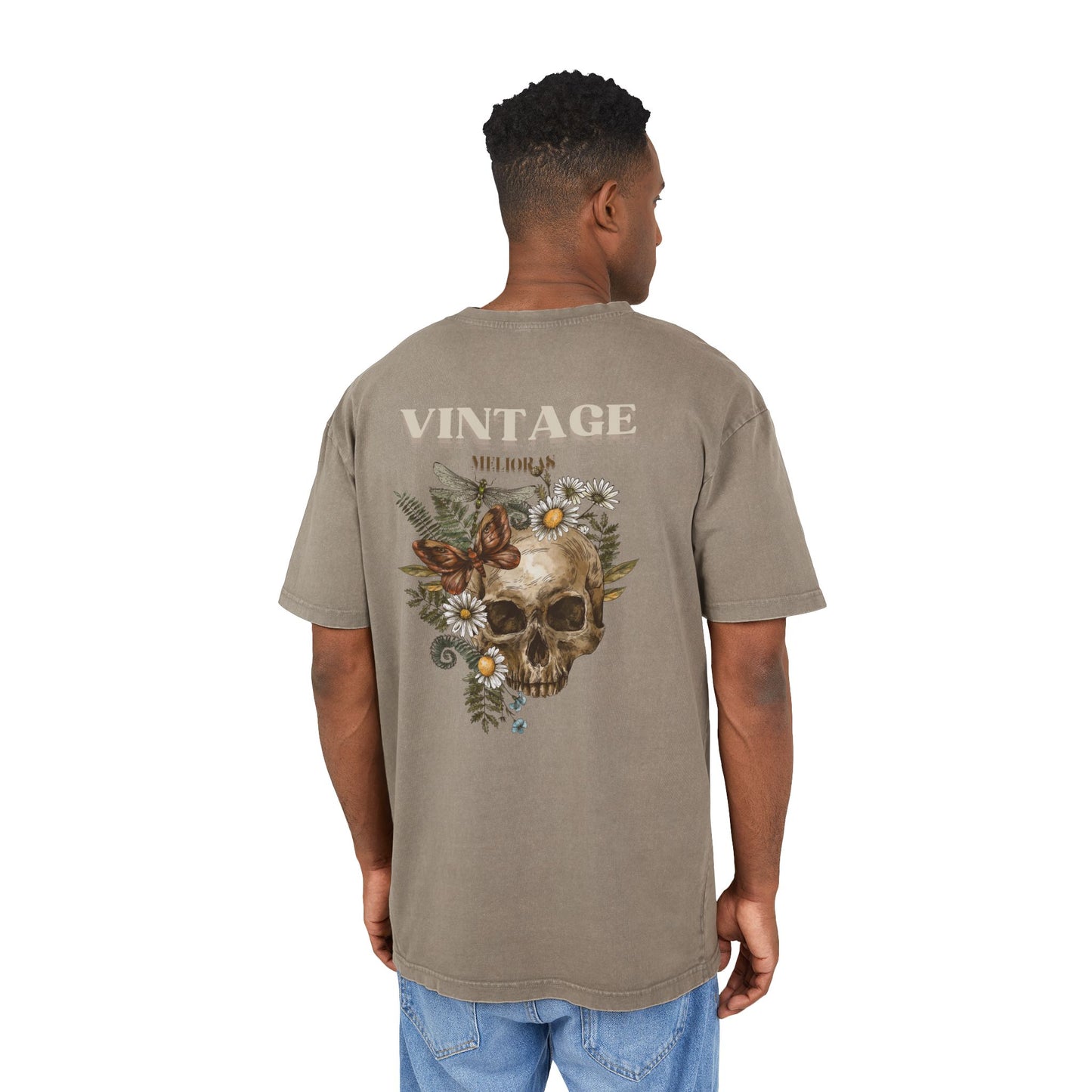 Unisex Vintage-Waschung T-Shirt
