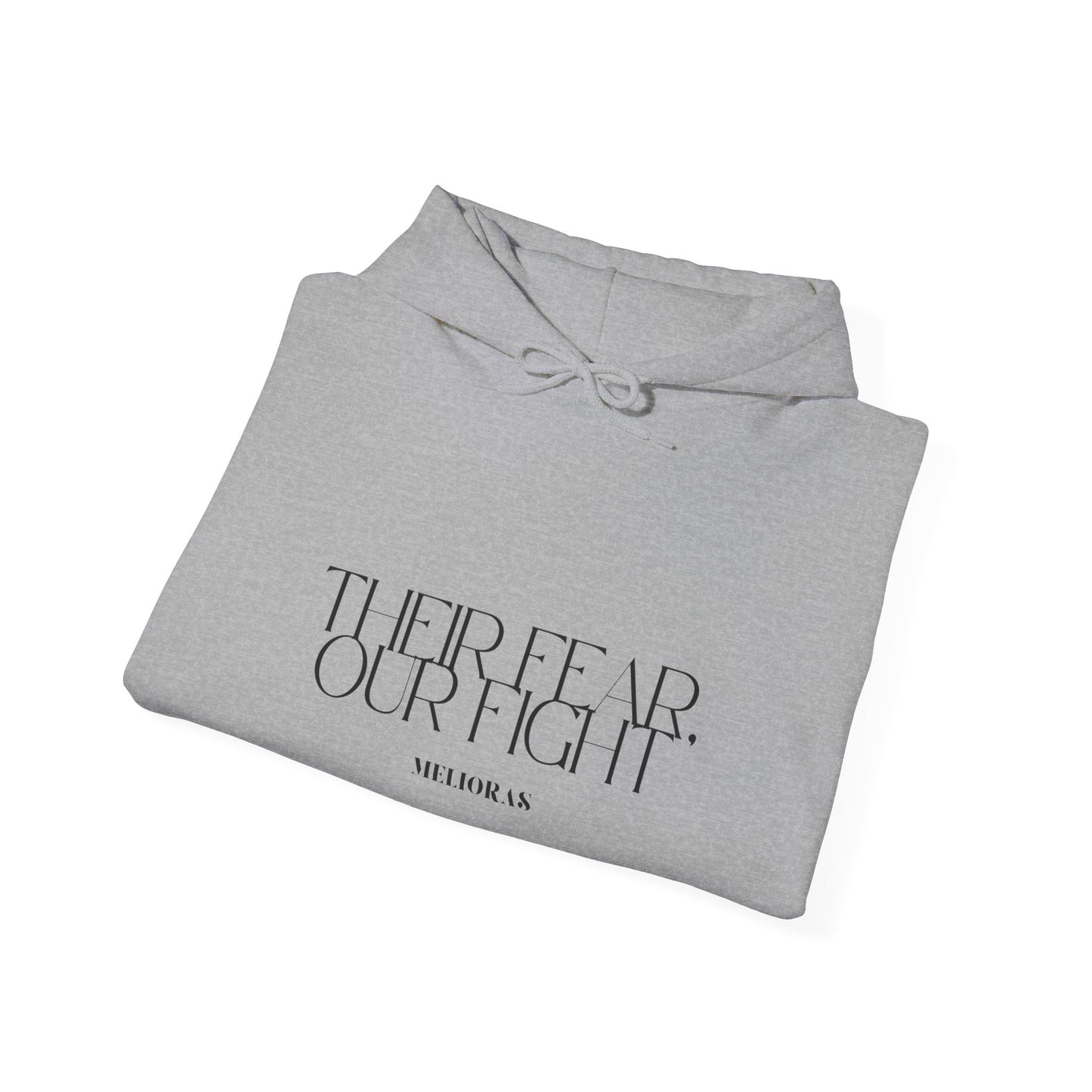 Empowerment Hoodie – THEIR FEAR, OUR FIGHT - Melioras