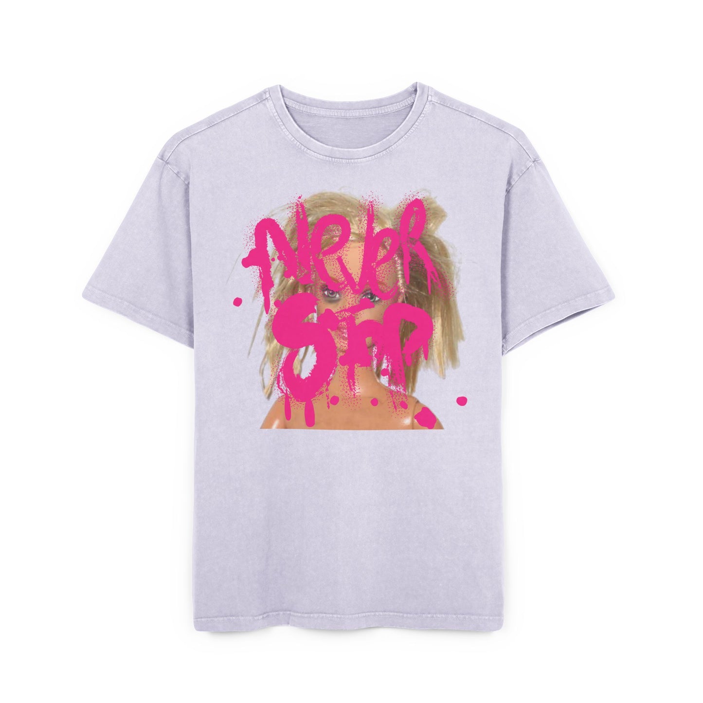 Doll Oversized Acid-Wash T-Shirt Doll Never Stop – Unisex 100% Baumwolle