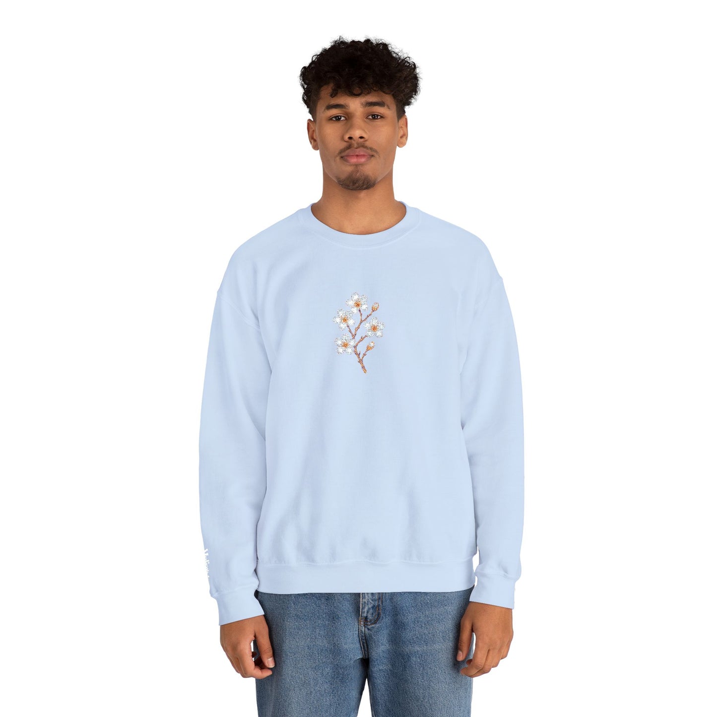 Kirschblüten Premium Stick Pullover | Unisex - Melioras