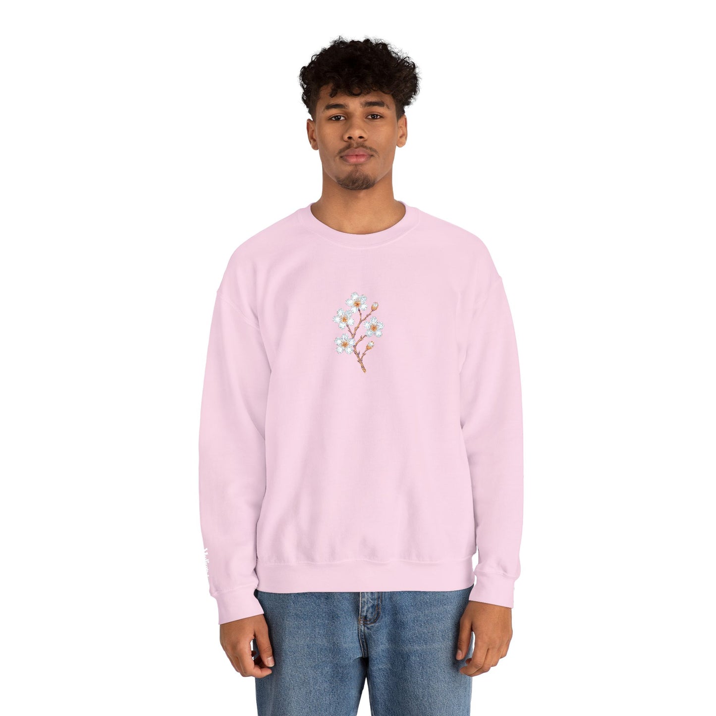 Kirschblüten Premium Stick Pullover | Unisex - Melioras