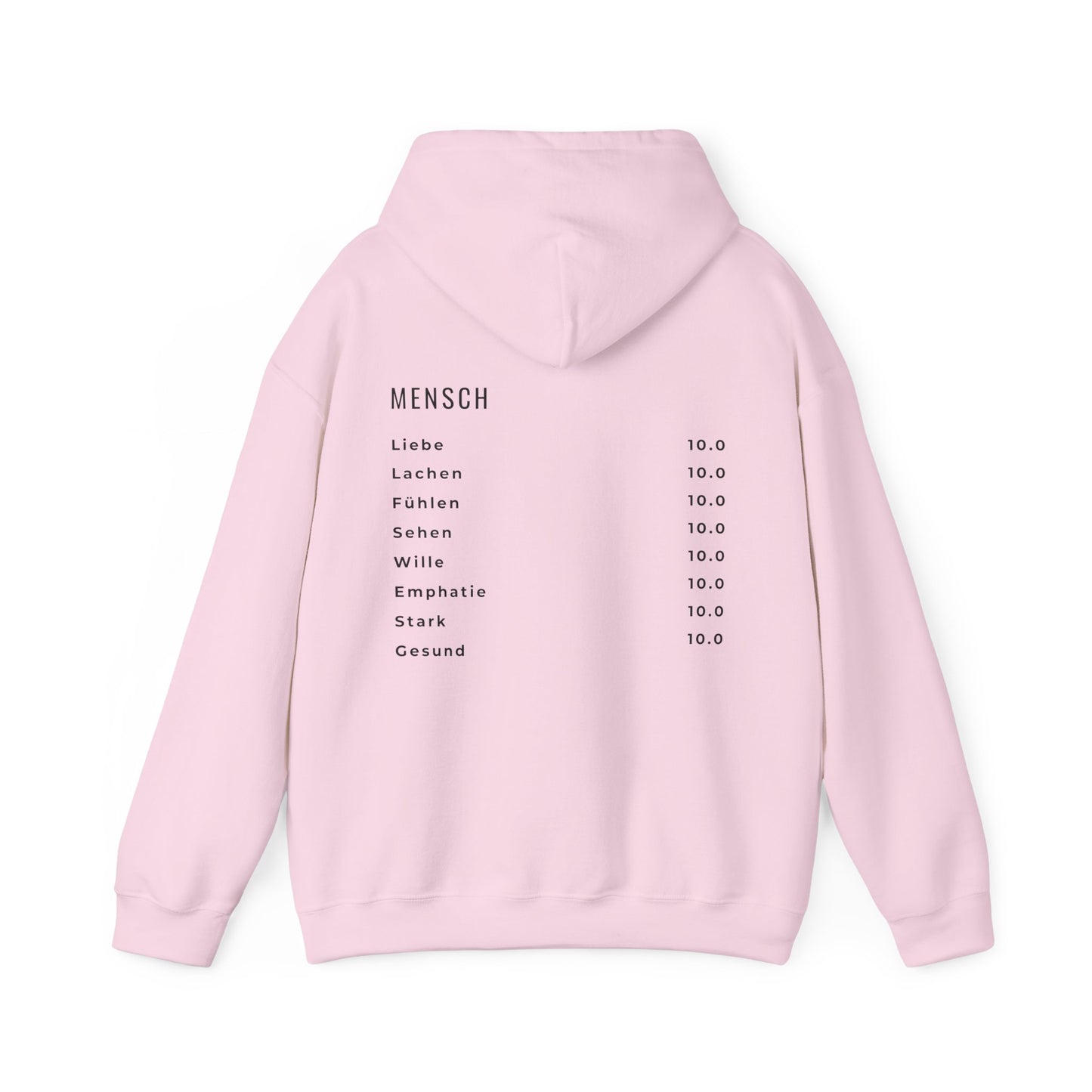Herz Hoodie – | 100 % Baumwolle