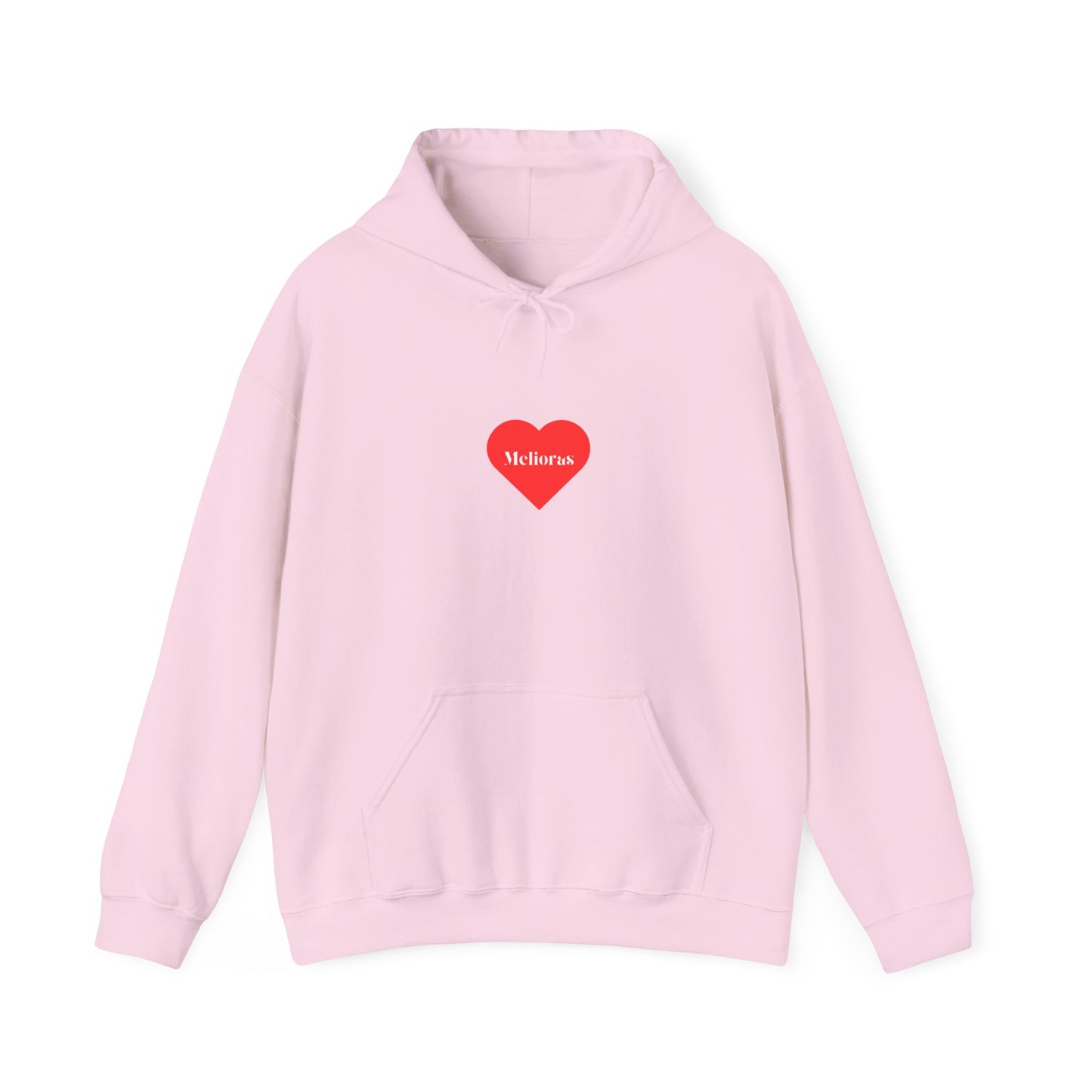 Herz Hoodie – | 100 % Baumwolle