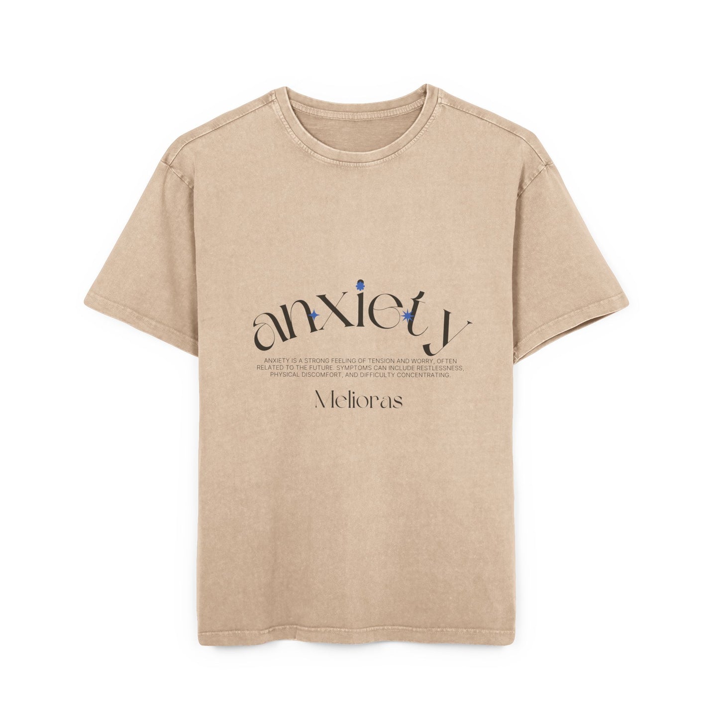 Vintage-Waschung Oversized T-Shirt - Melioras
