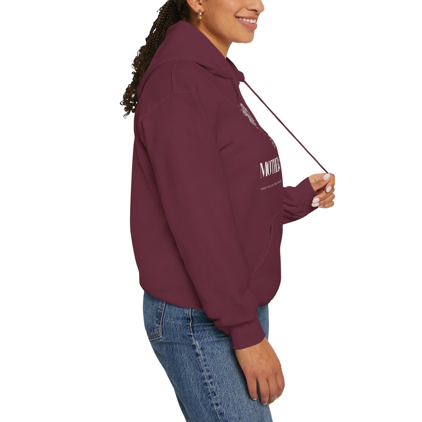 Unisex Oversized Hoodie | Mother Floral Print - Melioras