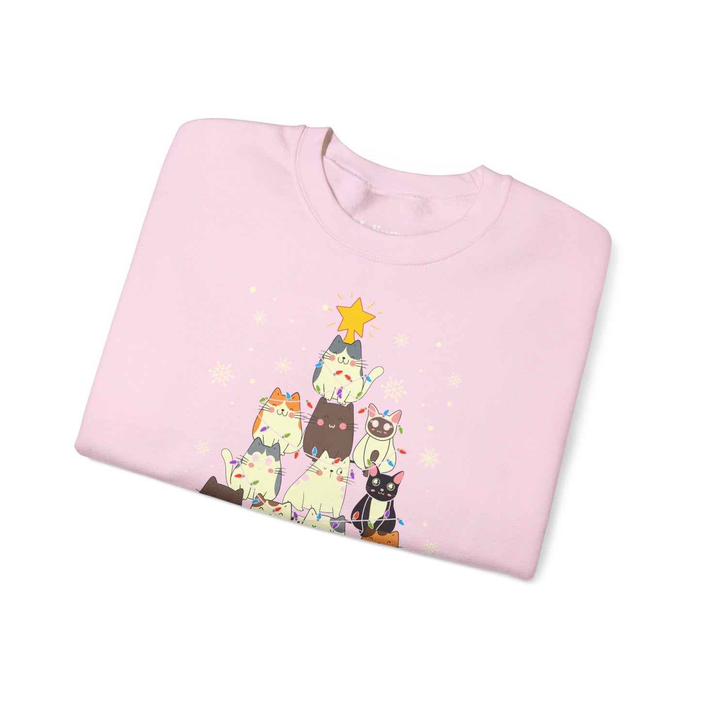 Katzen-Weihnachtsbaum Pullover | Unisex Christmas Sweater