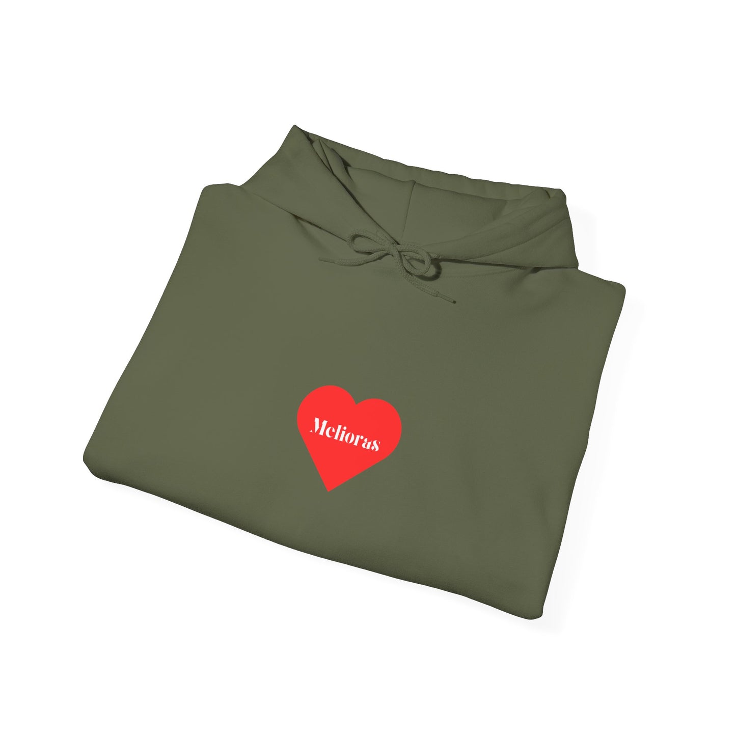 Herz Hoodie – | 100 % Baumwolle