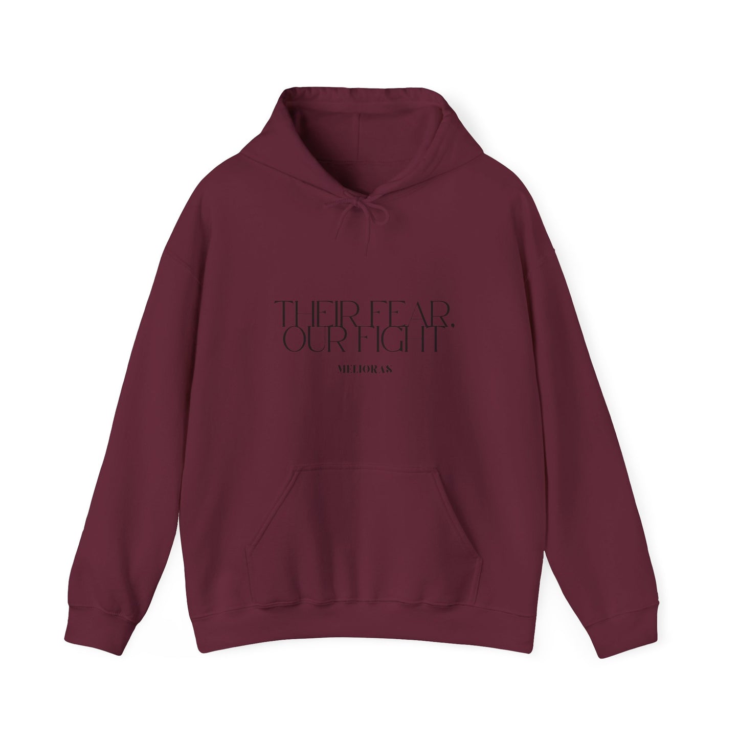 Empowerment Hoodie – THEIR FEAR, OUR FIGHT - Melioras