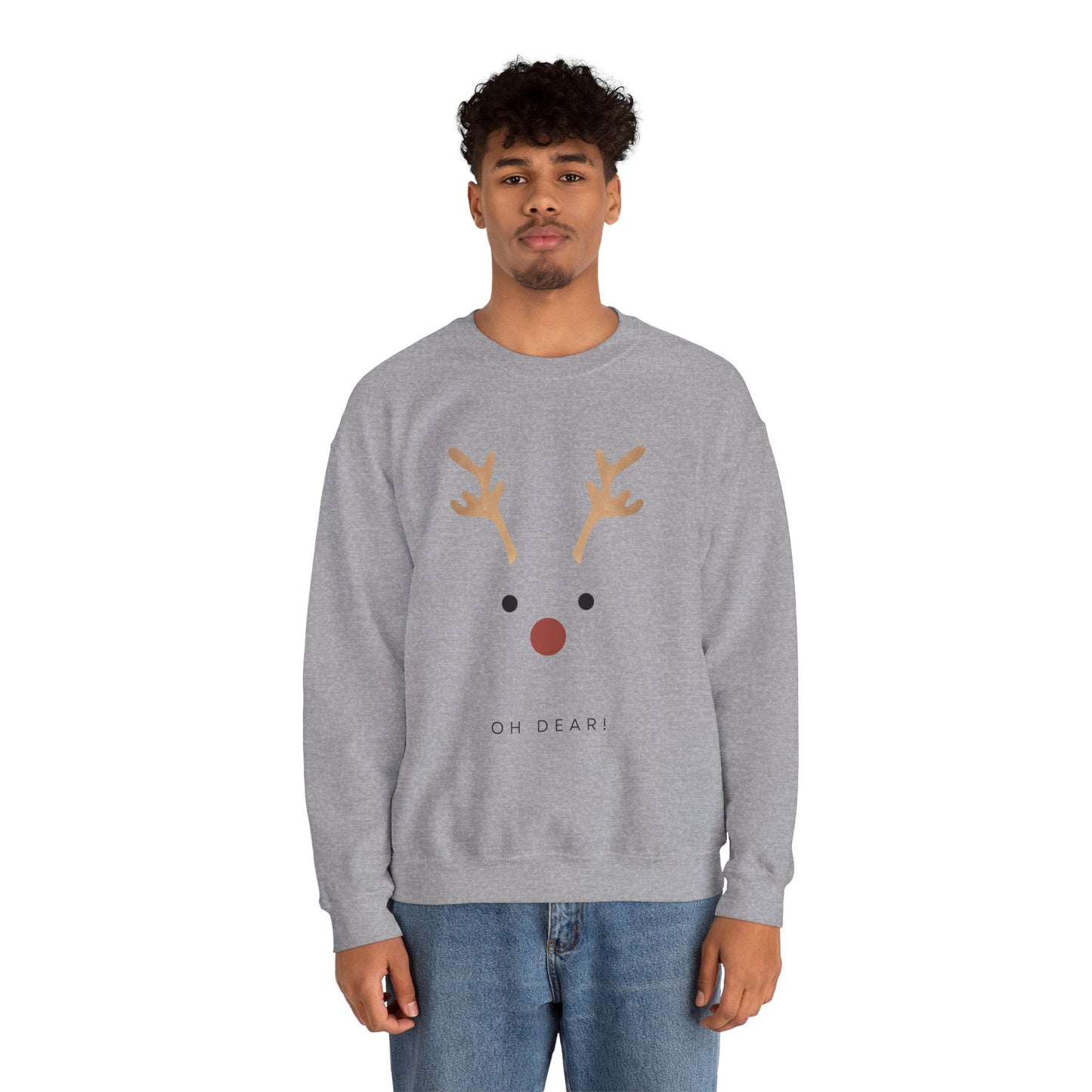 Rentier Sweater – Kuscheliger Unisex-Pullover für die Feiertage