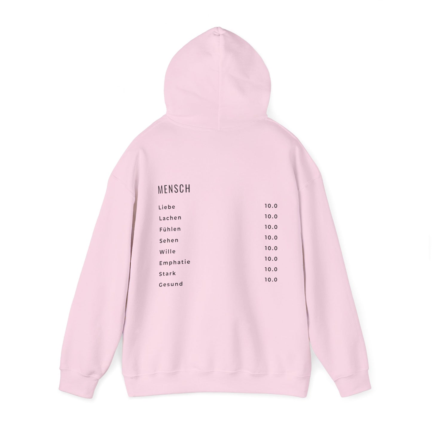 Herz Hoodie – | 100 % Baumwolle