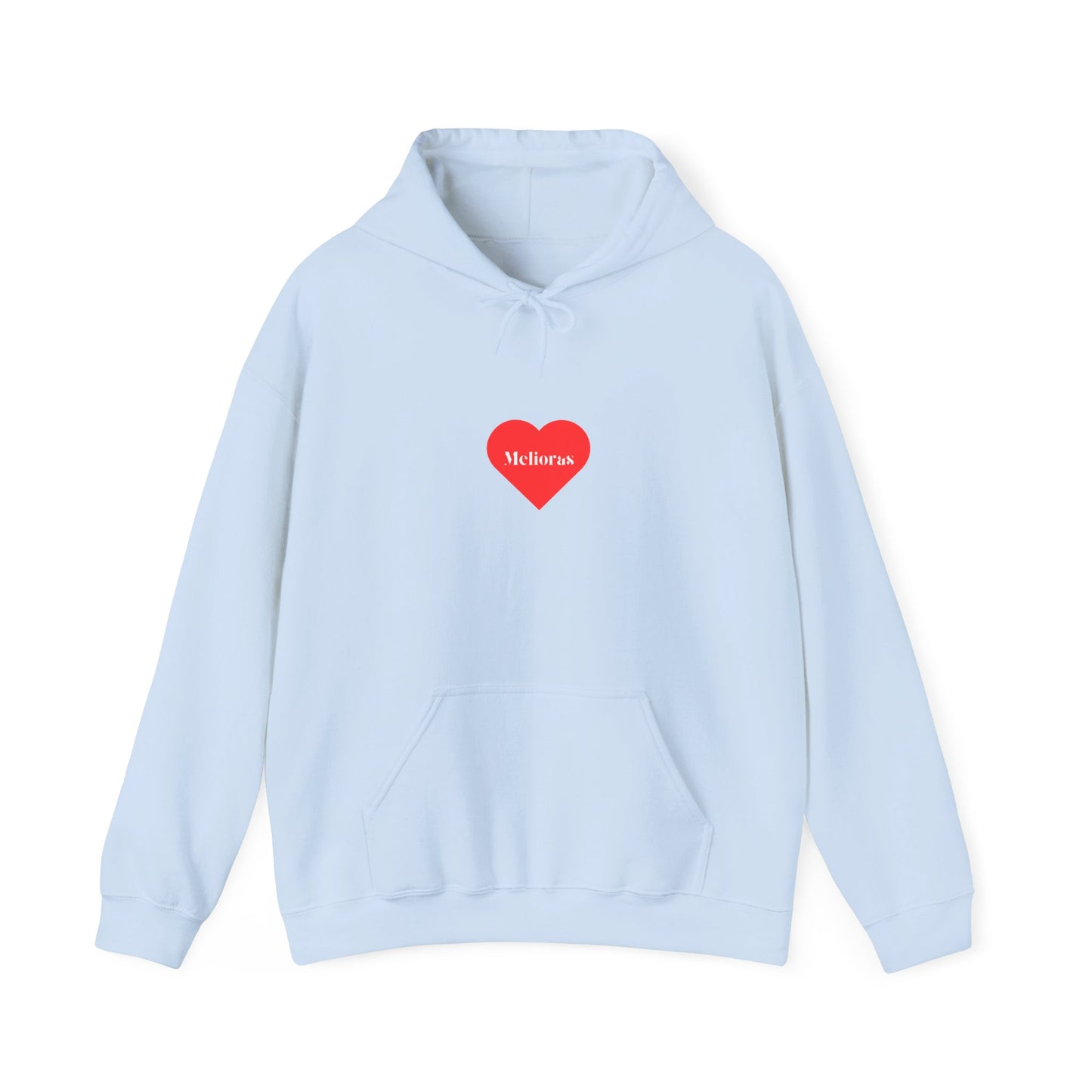 Herz Hoodie – | 100 % Baumwolle