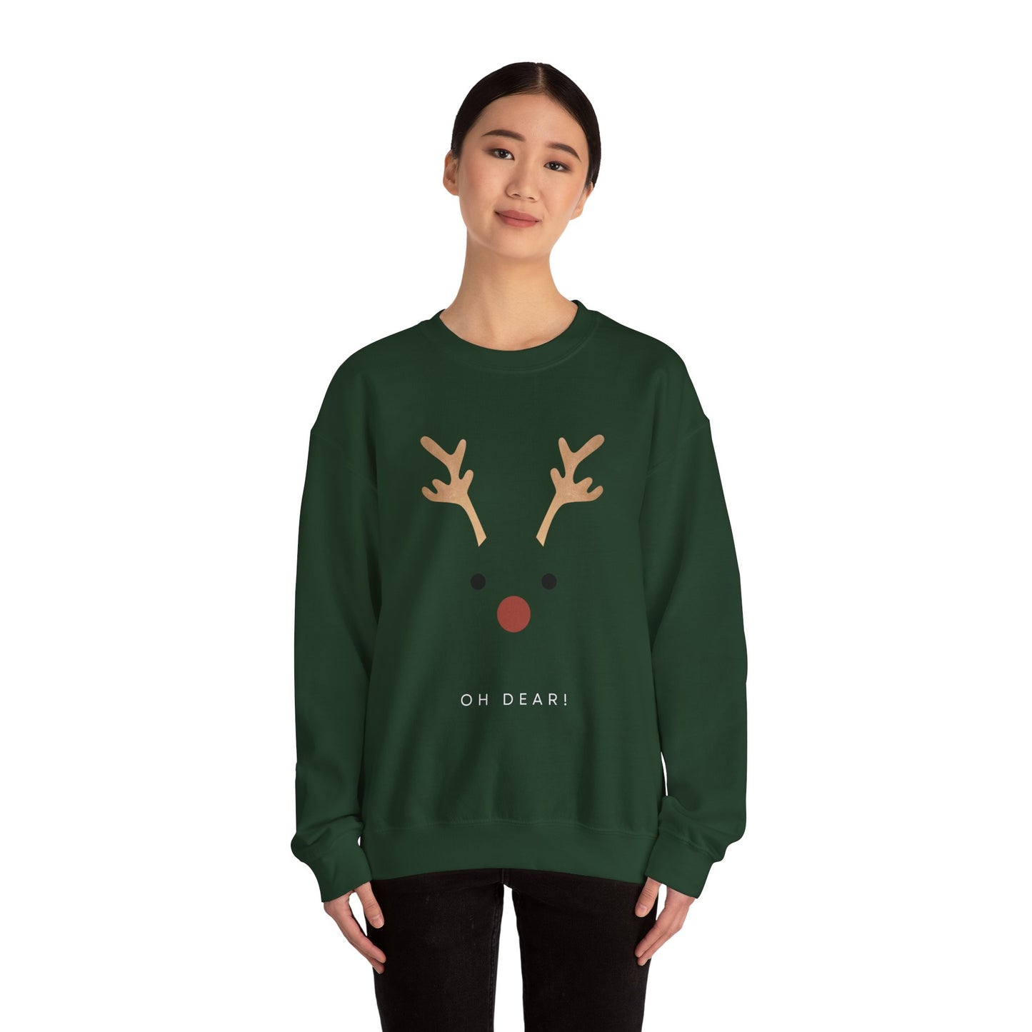 Rentier Sweater – Kuscheliger Unisex-Pullover für die Feiertage