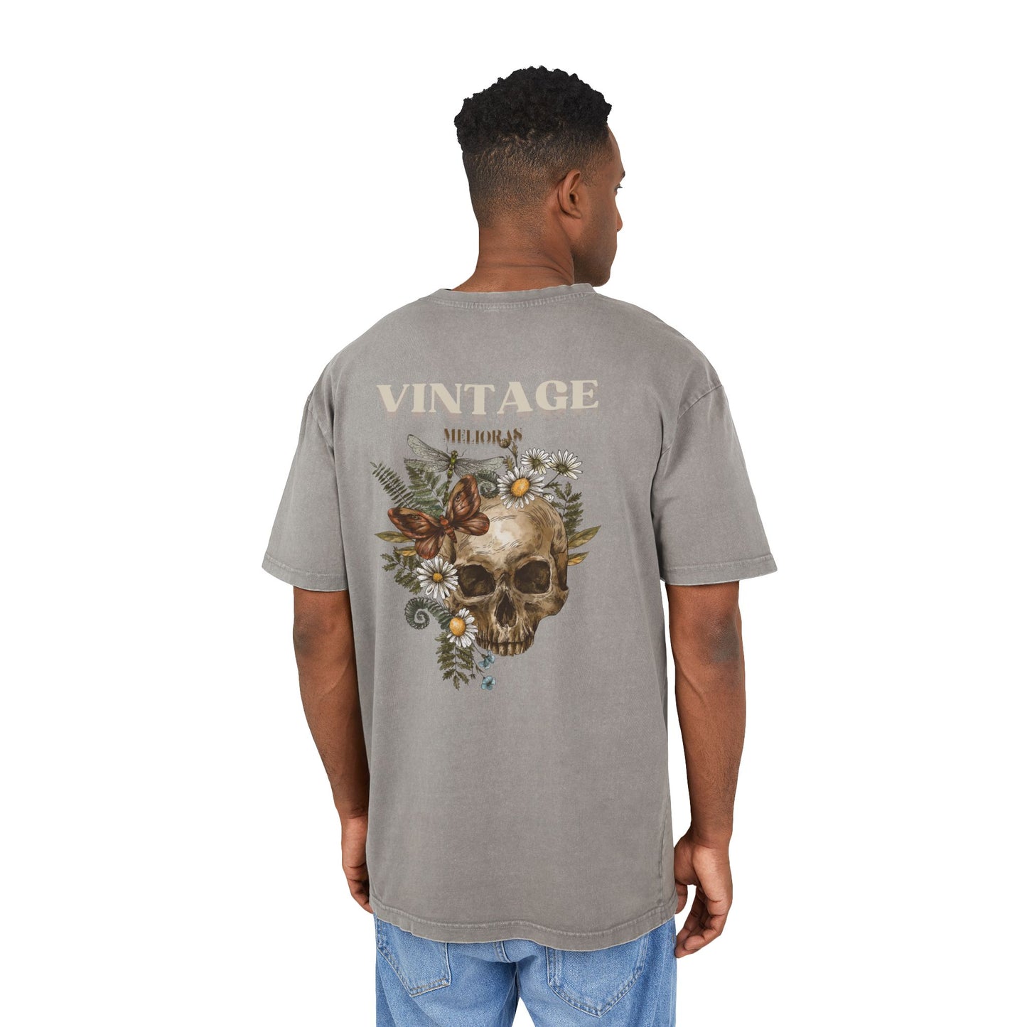 Unisex Vintage-Waschung T-Shirt
