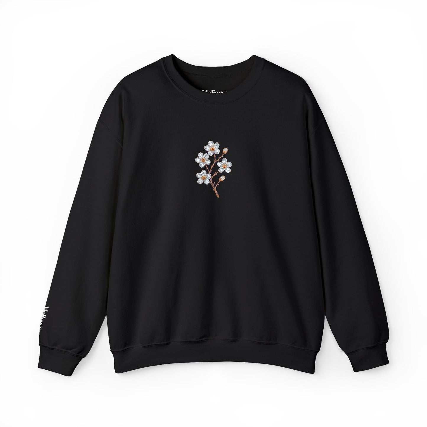 Kirschblüten Premium Stick Pullover | Unisex - Melioras