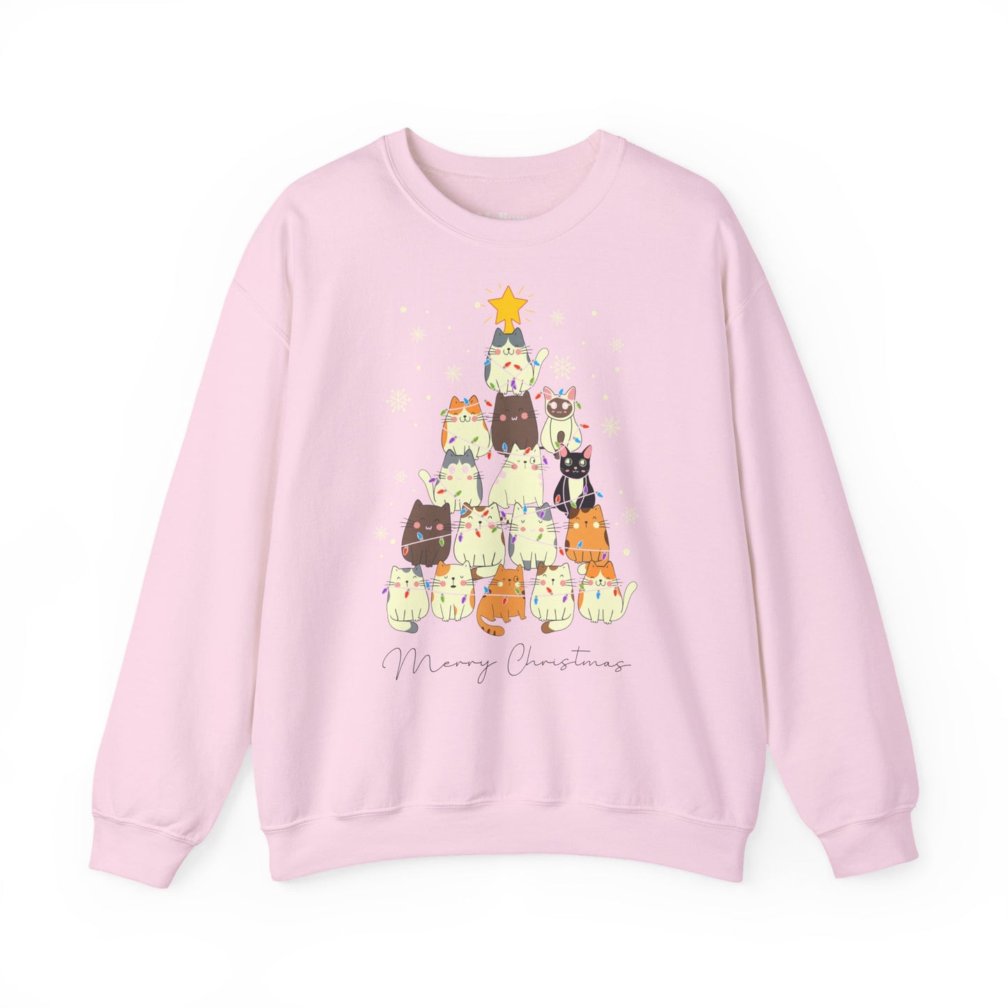 Katzen-Weihnachtsbaum Pullover | Unisex Christmas Sweater