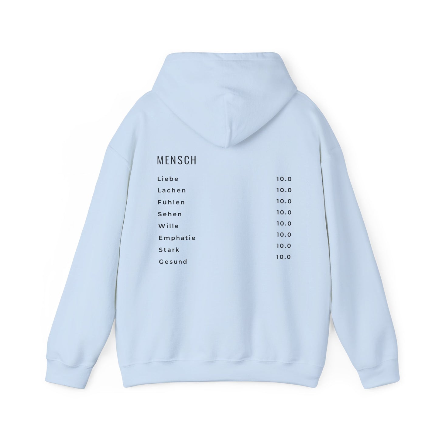 Herz Hoodie – | 100 % Baumwolle