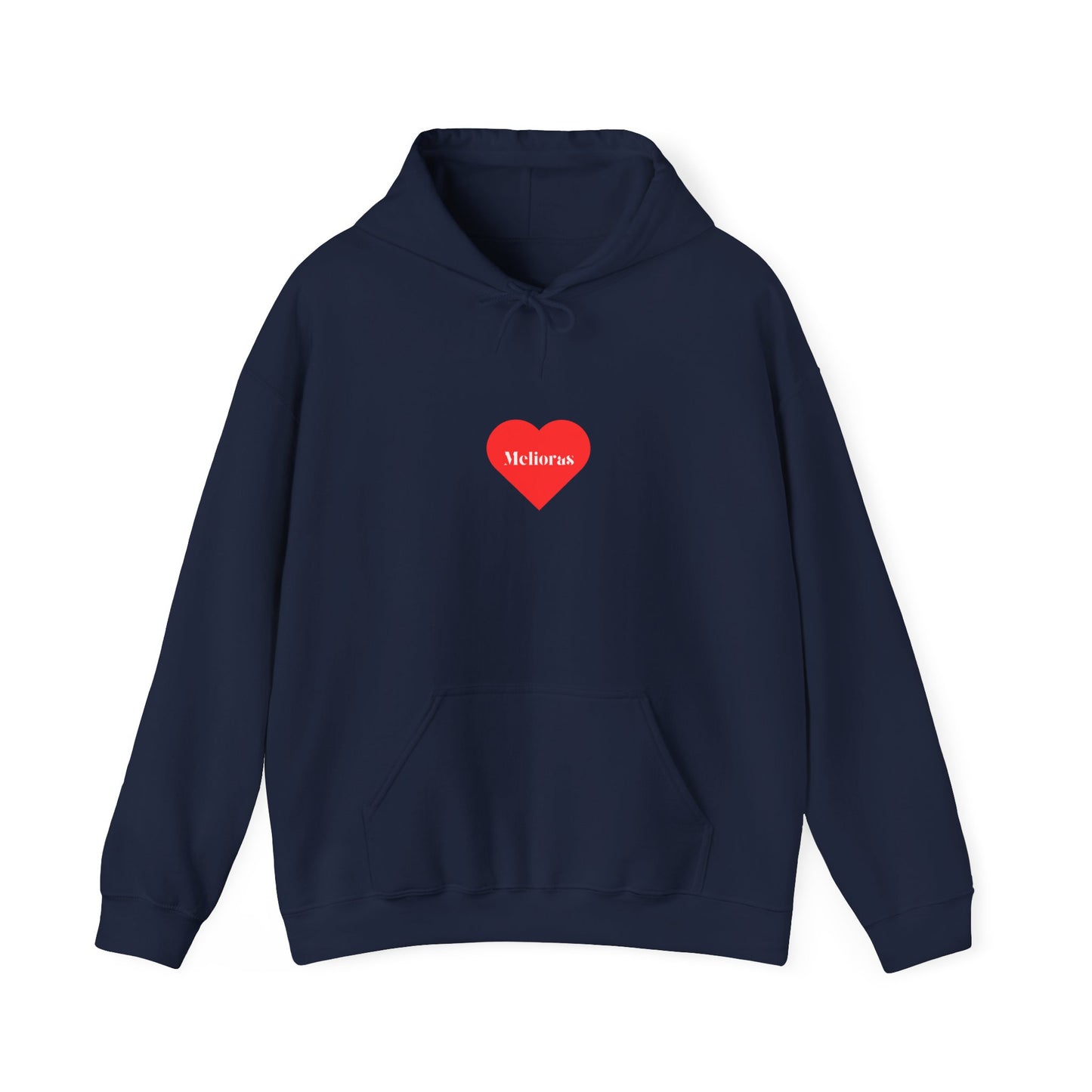 Herz Hoodie – | 100 % Baumwolle