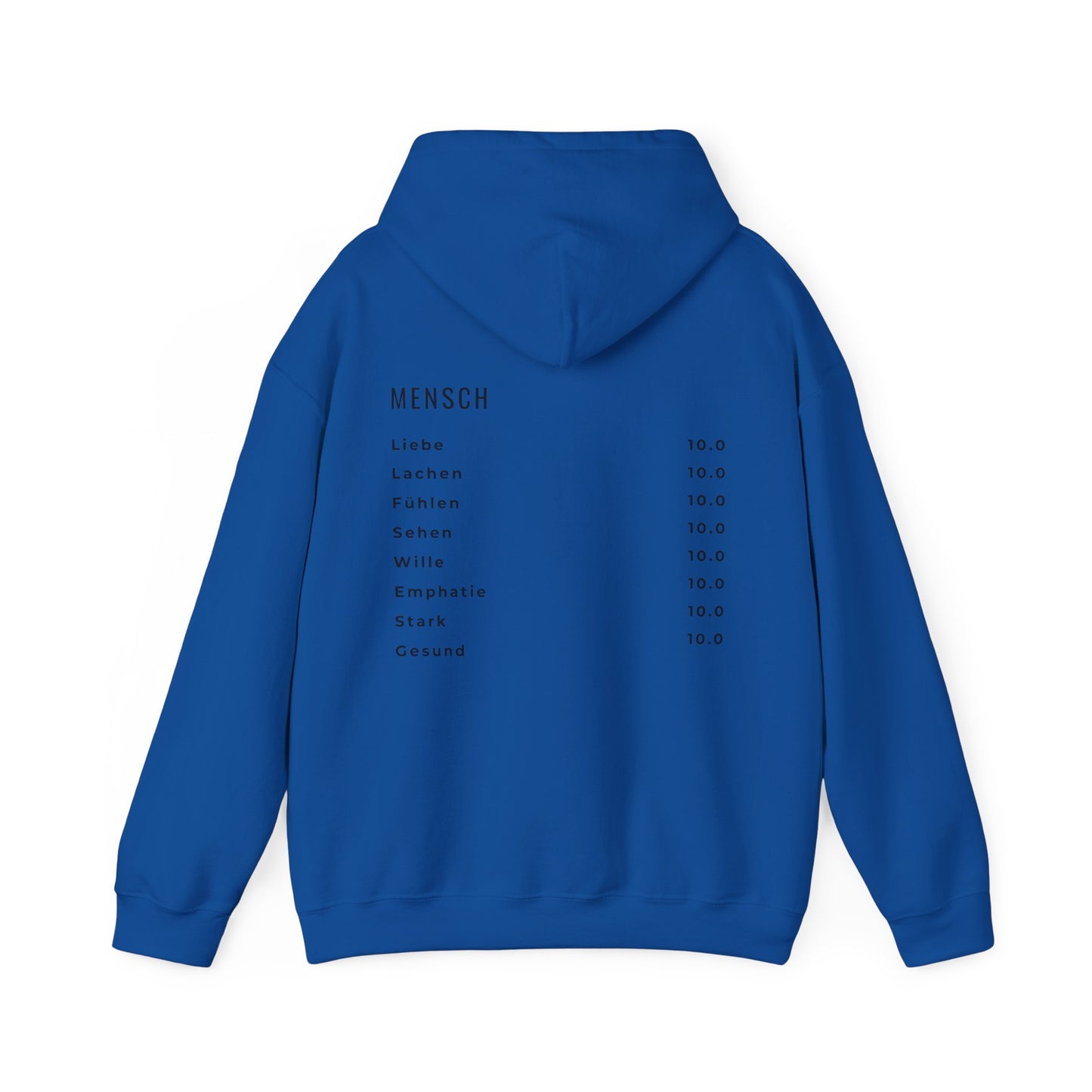 Herz Hoodie – | 100 % Baumwolle