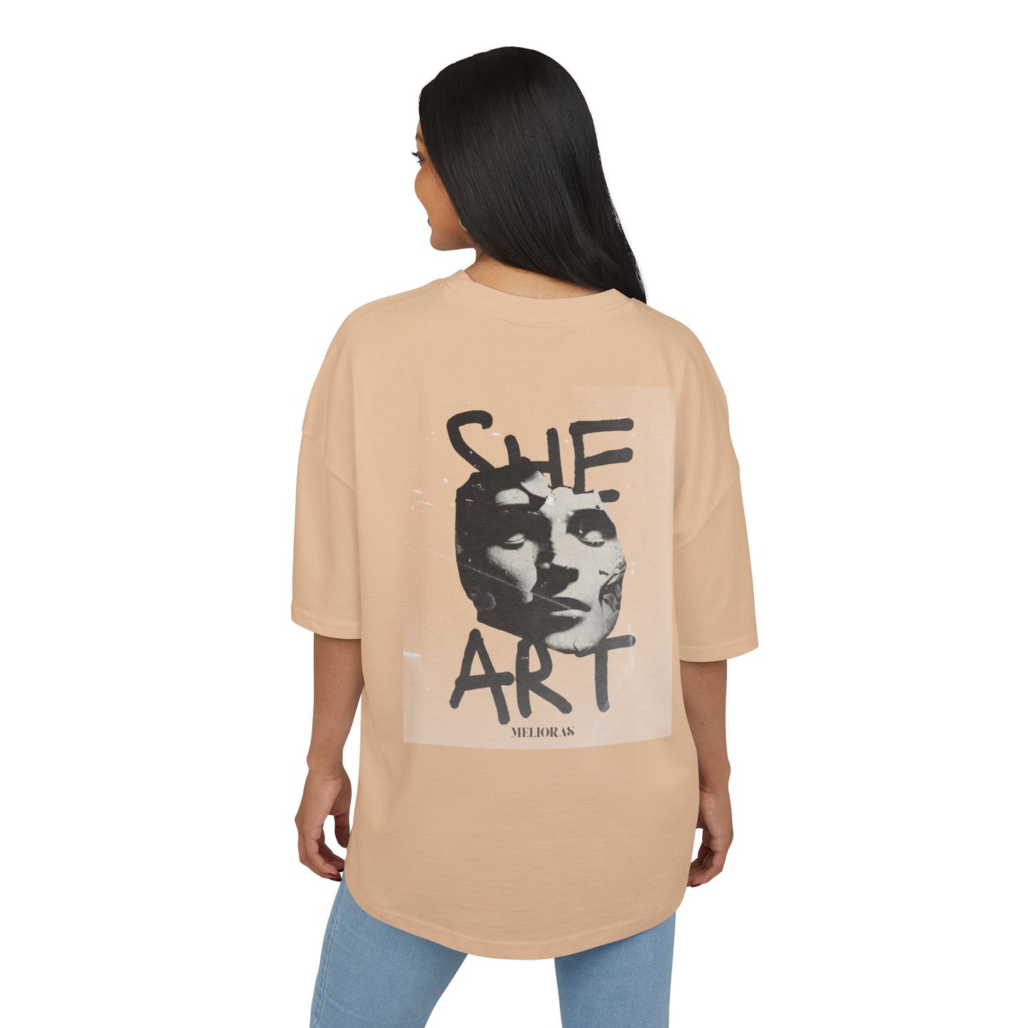 OVERSIZED T-SHIRT „SHE ART“ – UNISEX - Melioras