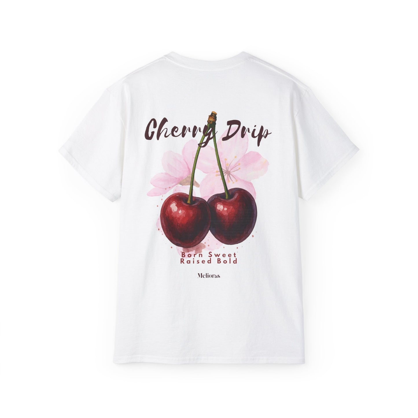 Cherry Drip Tee | 180 GSM | Unisex - Melioras