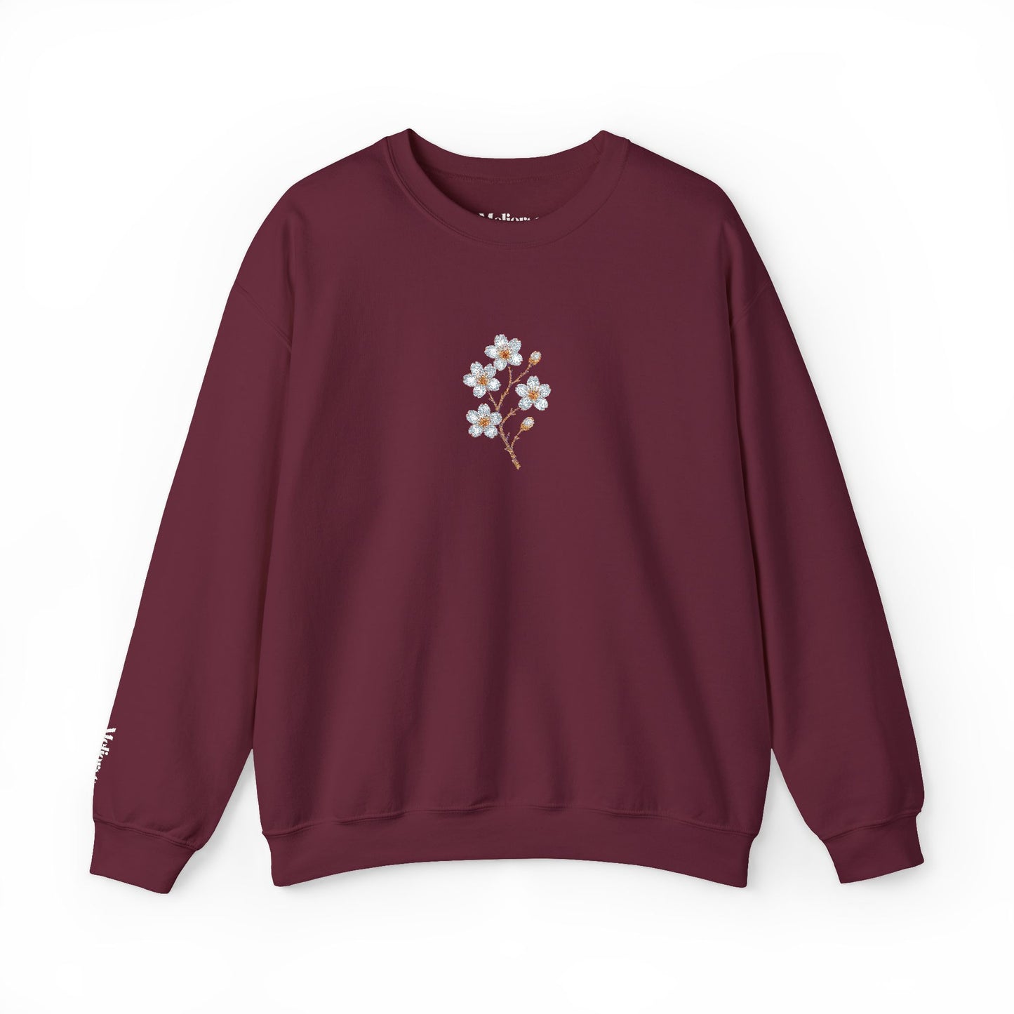 Kirschblüten Premium Stick Pullover | Unisex - Melioras