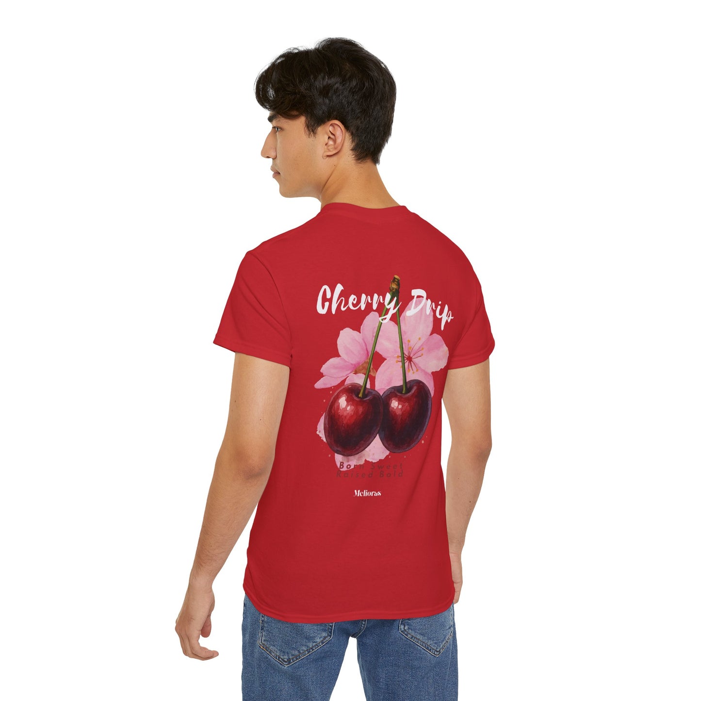 Cherry Drip Tee | 180 GSM | Unisex - Melioras