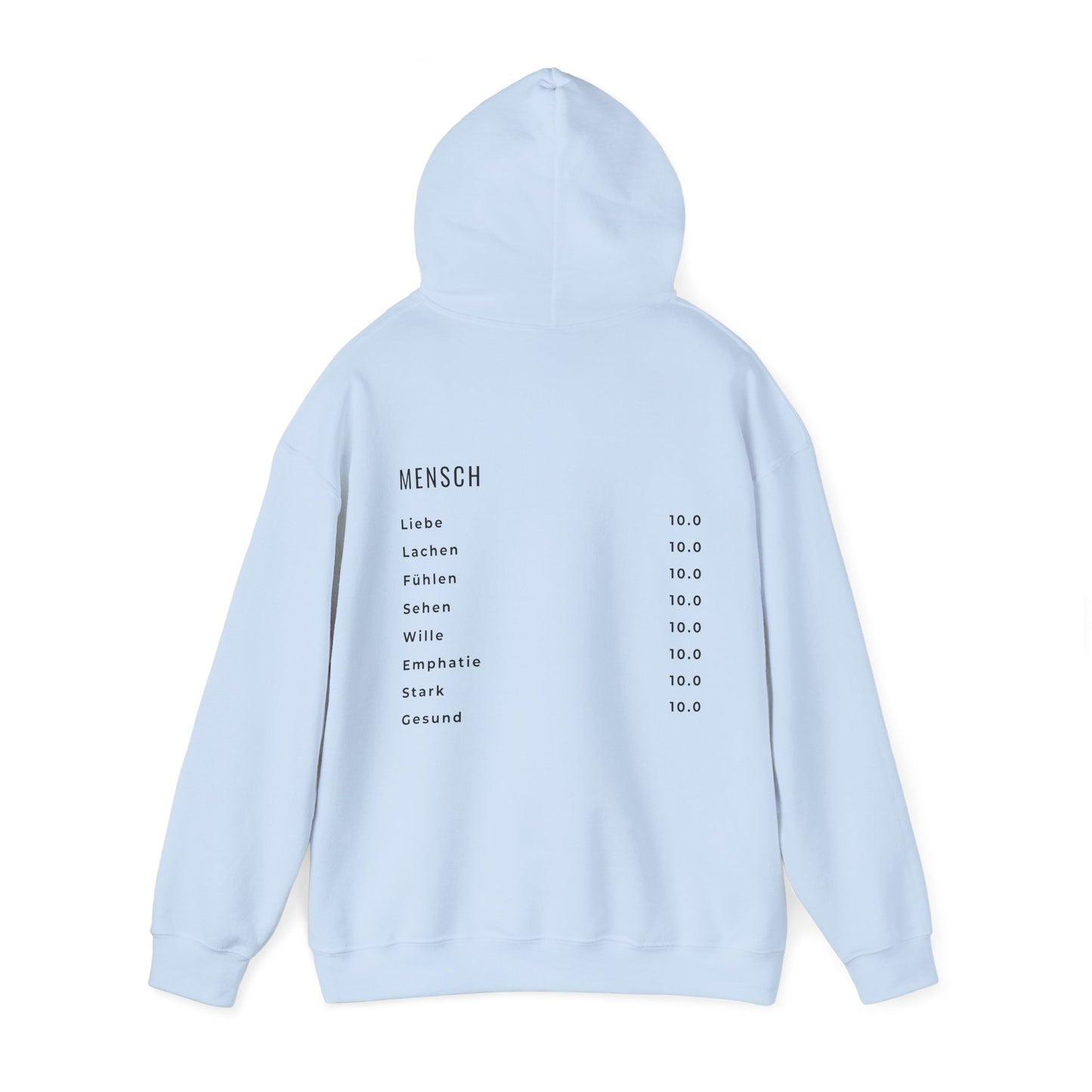 Herz Hoodie – | 100 % Baumwolle