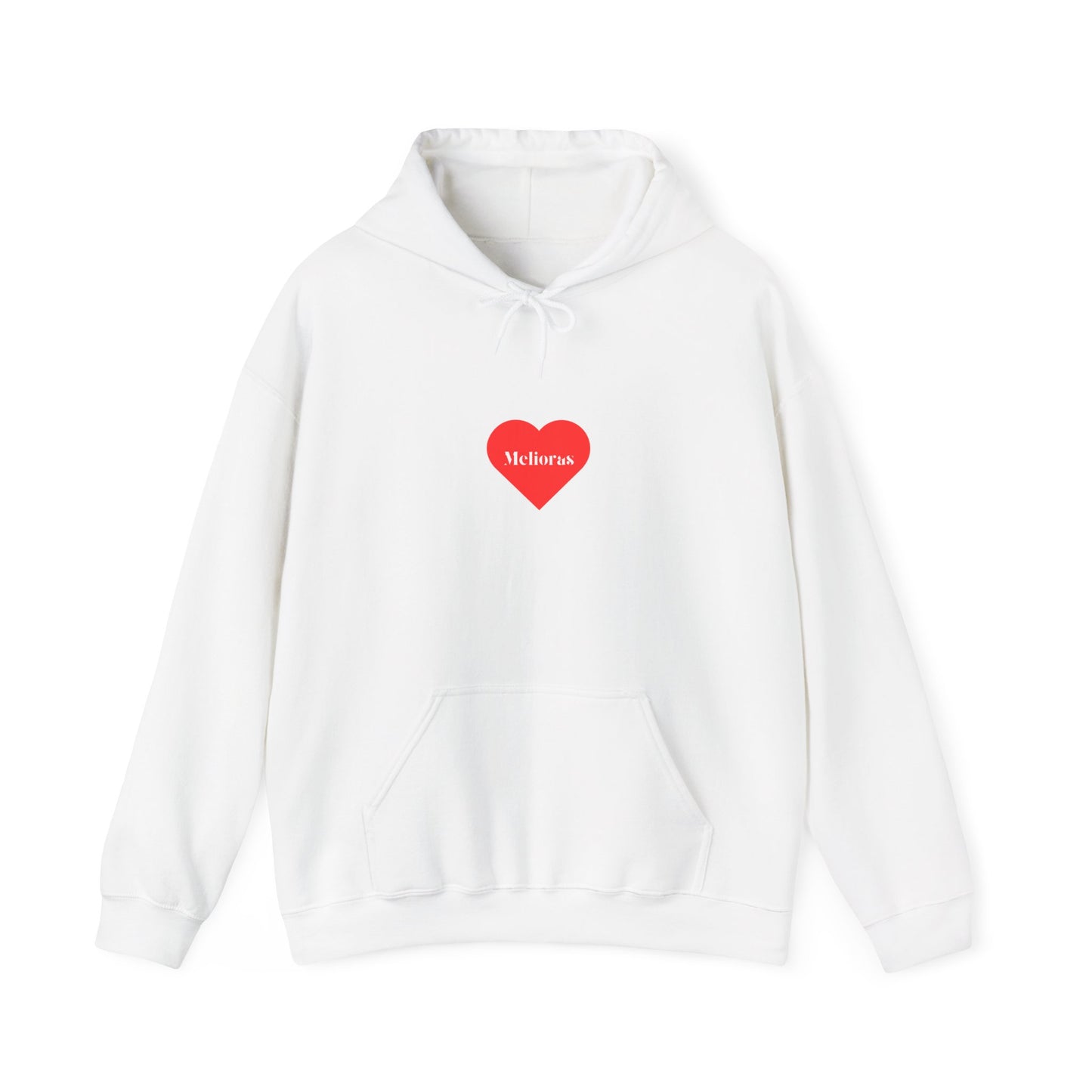 Herz Hoodie – | 100 % Baumwolle