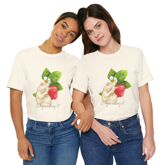 Entdecke den Sommer mit unserem Unisex Jersey T-Shirt: Leicht, Ehrlich und Ein bisschen Verspielt