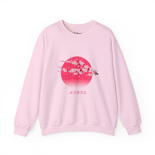 Oversized Cherry Blossom Sweatshirt – Unisex, Sommer, Japan-Vibes - Melioras