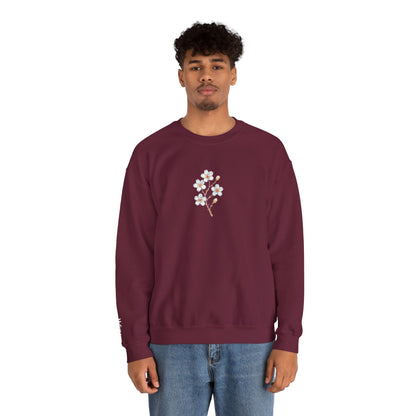 Kirschblüten Premium Stick Pullover | Unisex - Melioras