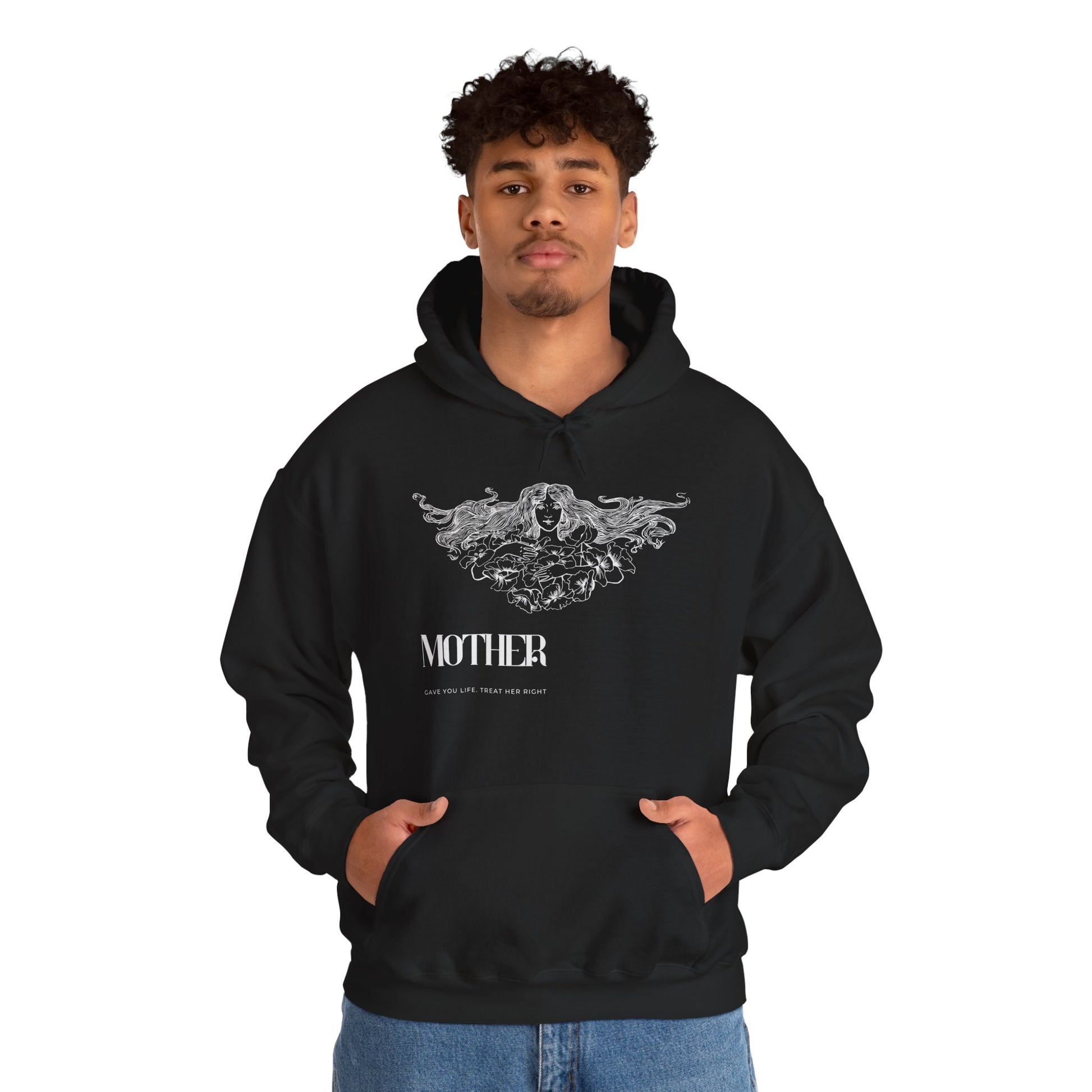 Unisex Oversized Hoodie | Mother Floral Print - Melioras