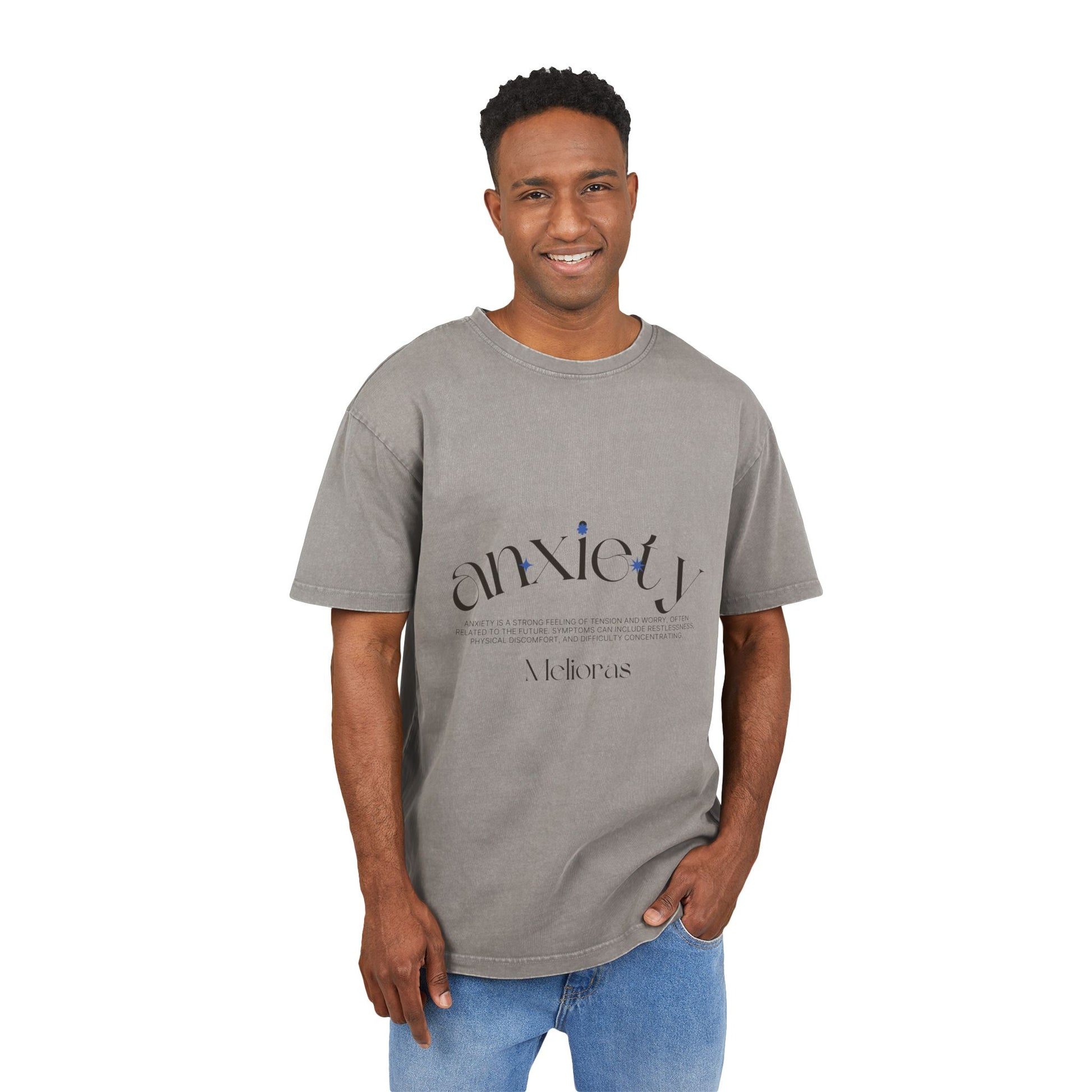 Vintage-Waschung Oversized T-Shirt - Melioras