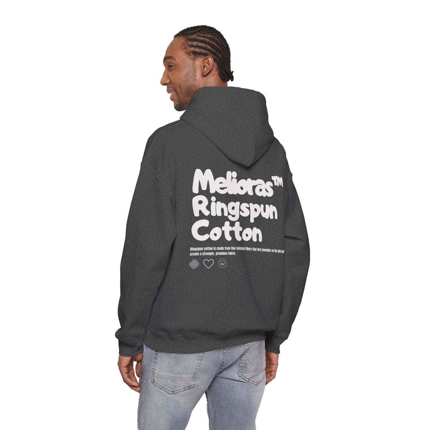Premium Ringspun Cotton Hoodie | Melioras™ | 271g/m²