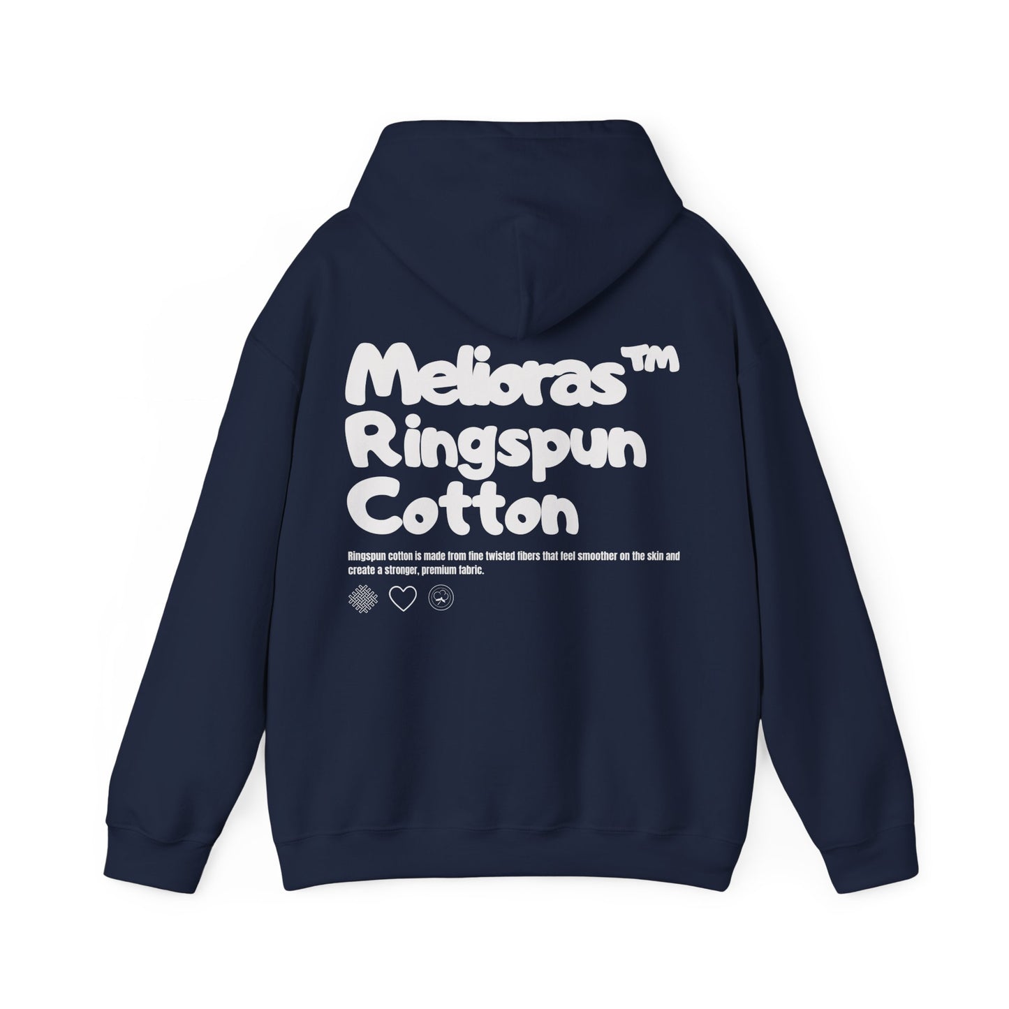 Premium Ringspun Cotton Hoodie | Melioras™ | 271g/m²