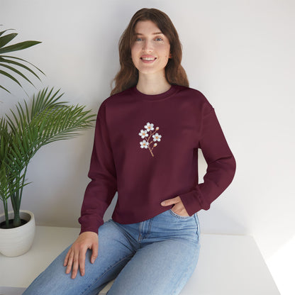 Kirschblüten Premium Stick Pullover | Unisex - Melioras