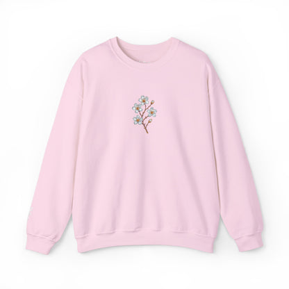 Kirschblüten Premium Stick Pullover | Unisex - Melioras