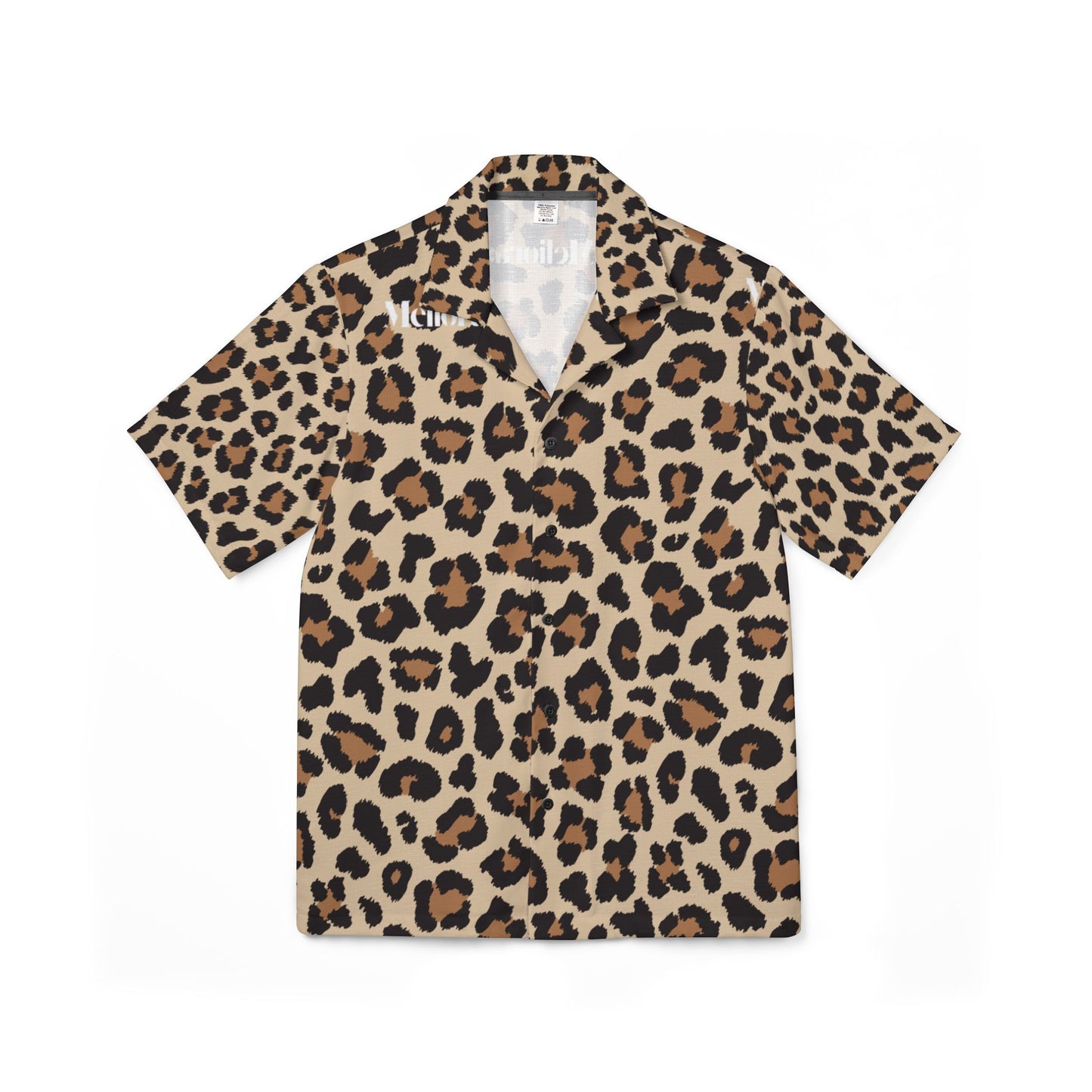 Leopard Print Herren Hawaiianisches Camp-Shirt – Perfekt für entspannte Abende, Partys und mehr.