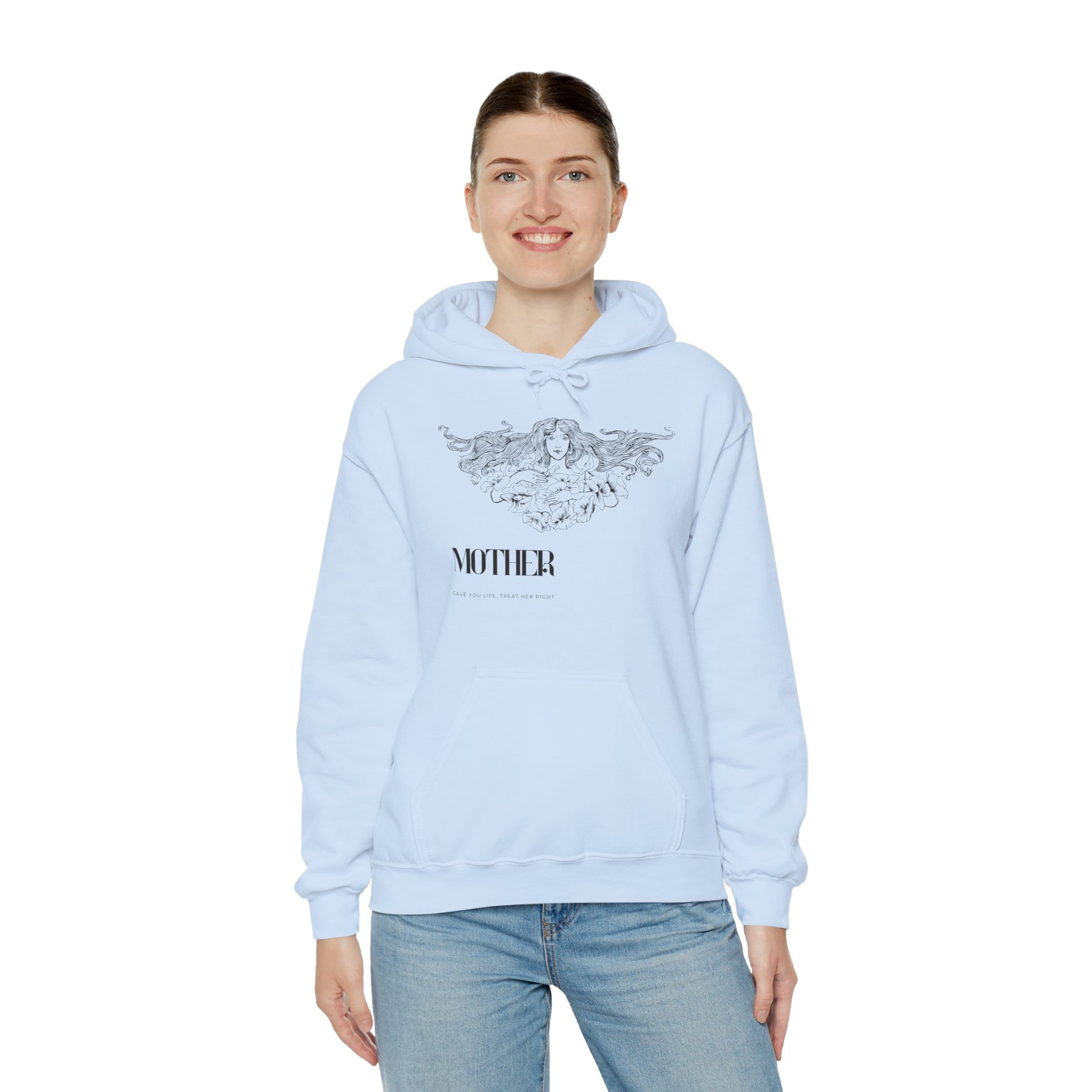 Unisex Oversized Hoodie | Mother Floral Print - Melioras