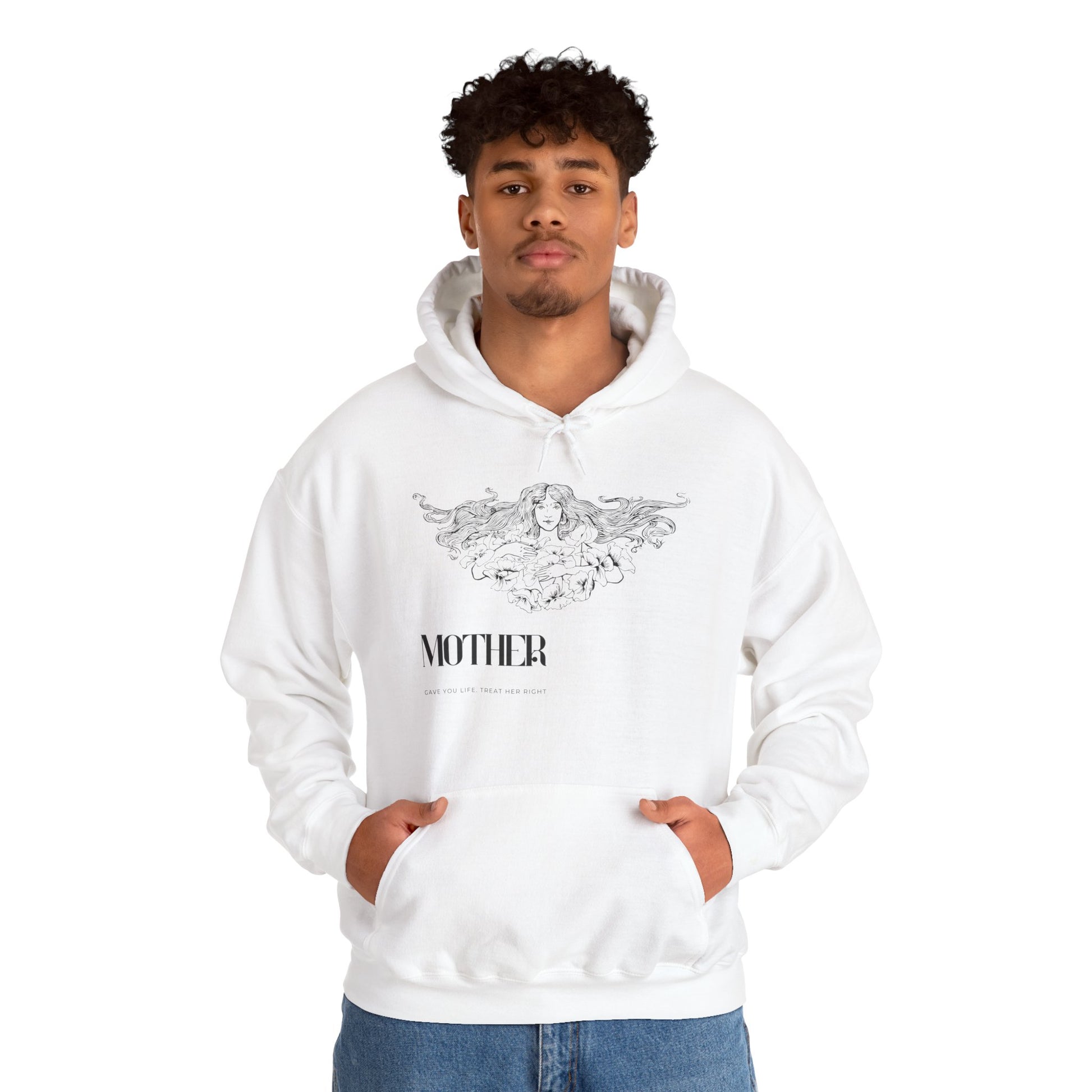 Unisex Oversized Hoodie | Mother Floral Print - Melioras