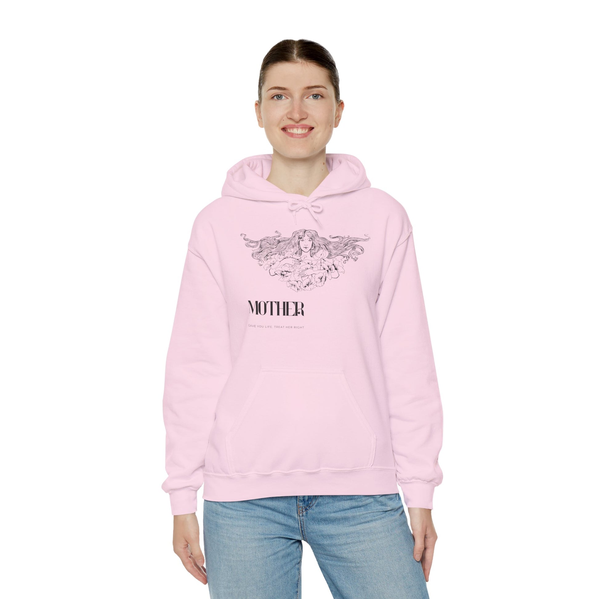 Unisex Oversized Hoodie | Mother Floral Print - Melioras