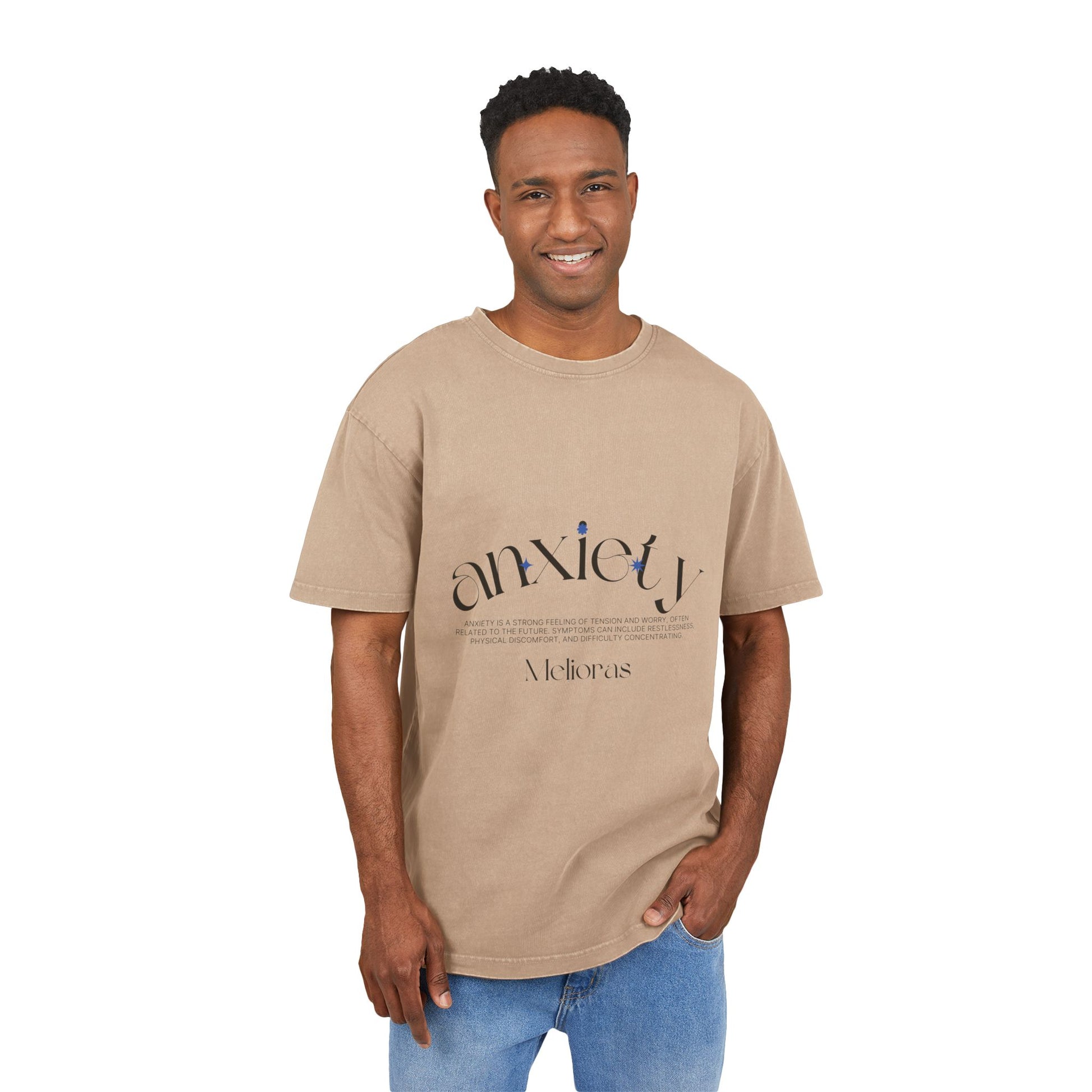 Vintage-Waschung Oversized T-Shirt - Melioras