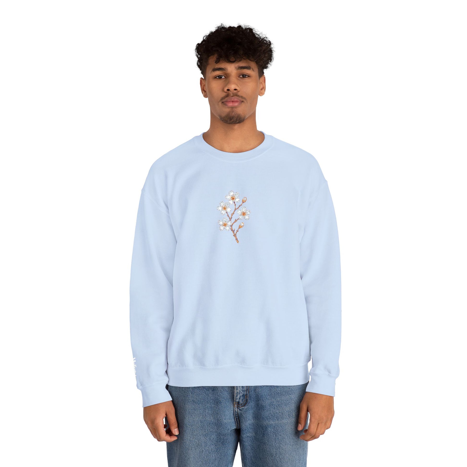 Kirschblüten Premium Stick Pullover | Unisex - Melioras