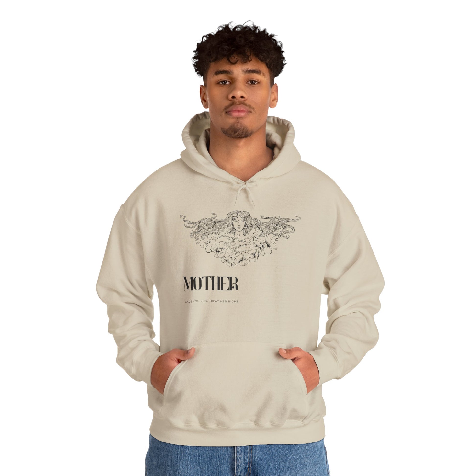 Unisex Oversized Hoodie | Mother Floral Print - Melioras