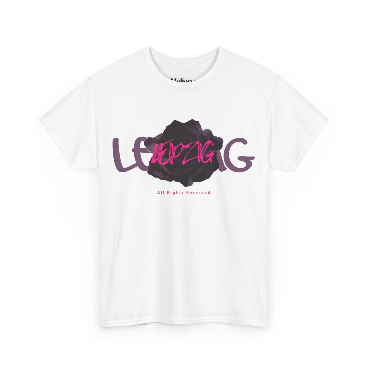 Leipzig Noir T-Shirt – 180 GSM Baumwolle | Melioras